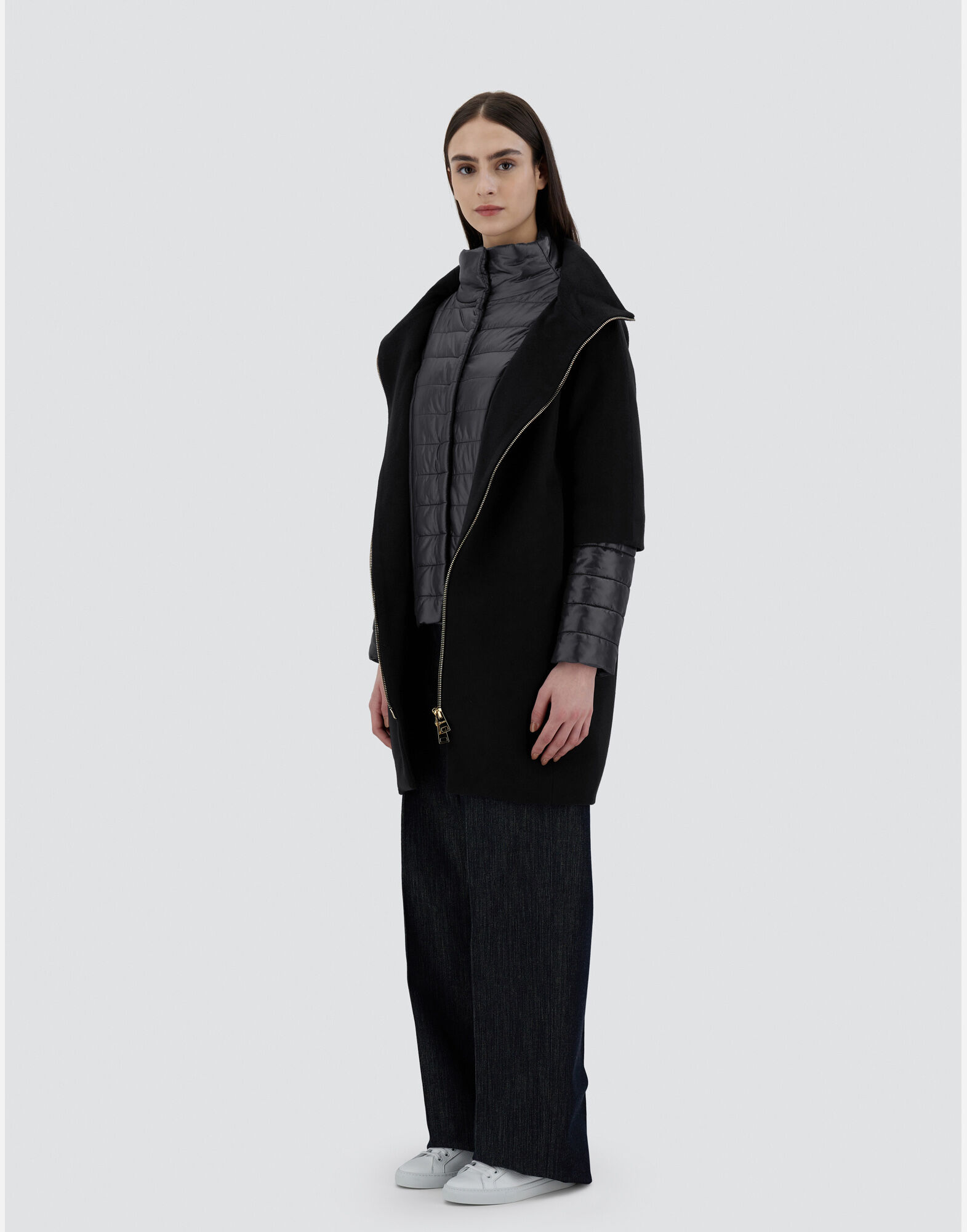 COAT IN LUXURY WOOL AND NYLON ULTRALIGHT