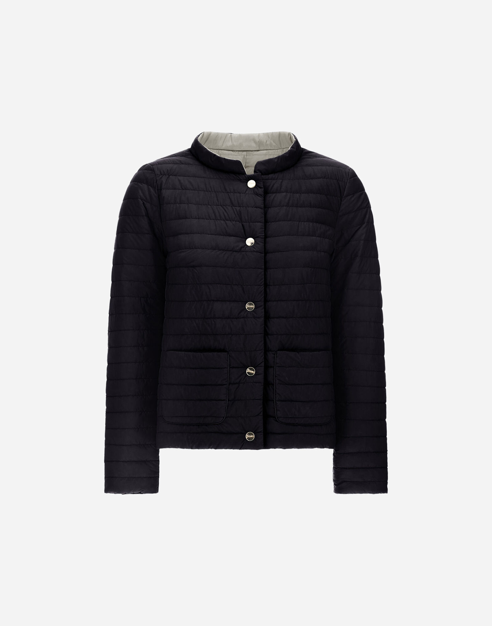REVERSIBLE JACKET IN ECOAGE AND NYLON ULTRALIGHT