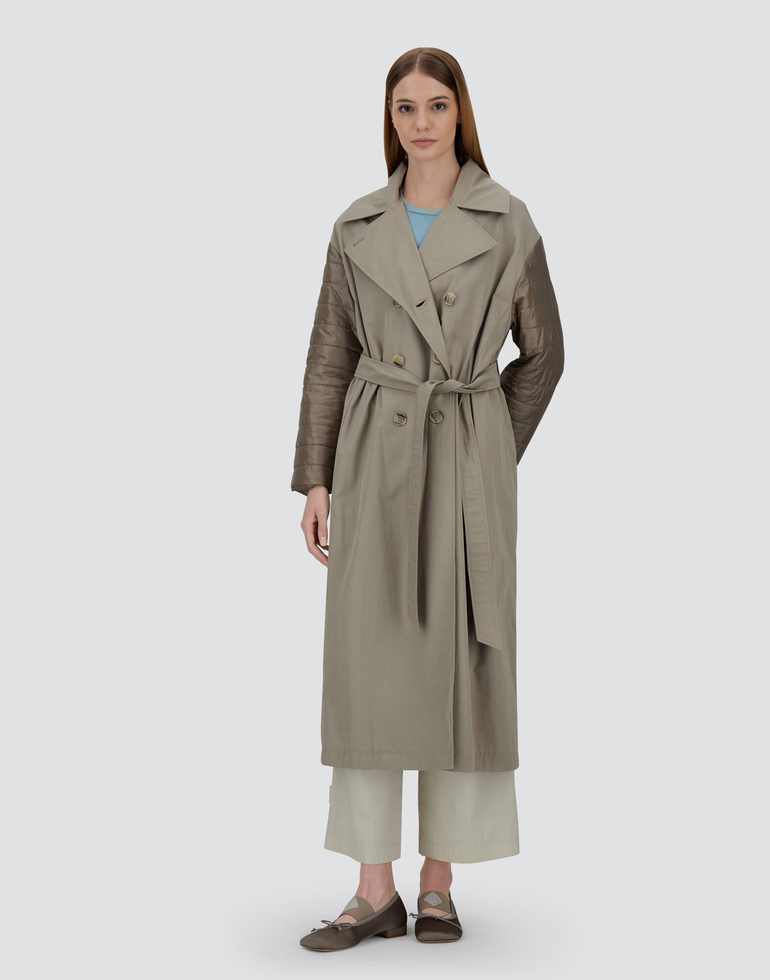 TRENCH COAT IN DEAN AND NYLON ULTRALIGHT
