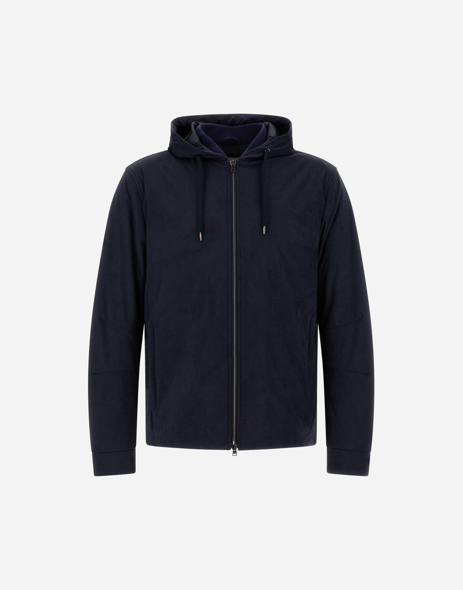 RESORT JACKET IN MELANGE SUEDE EFFECT & ECOAGE