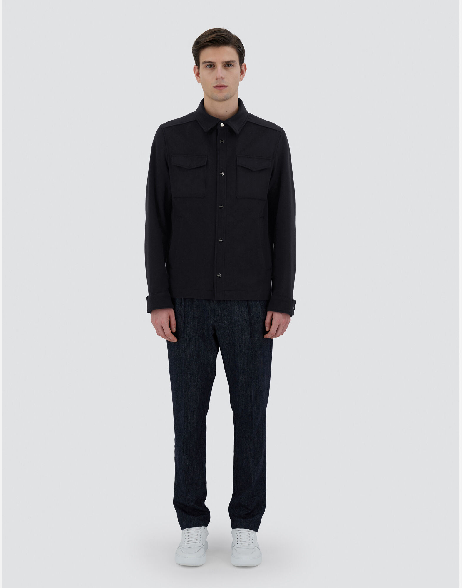 SHIRT IN NEW WOOL CASHMERE