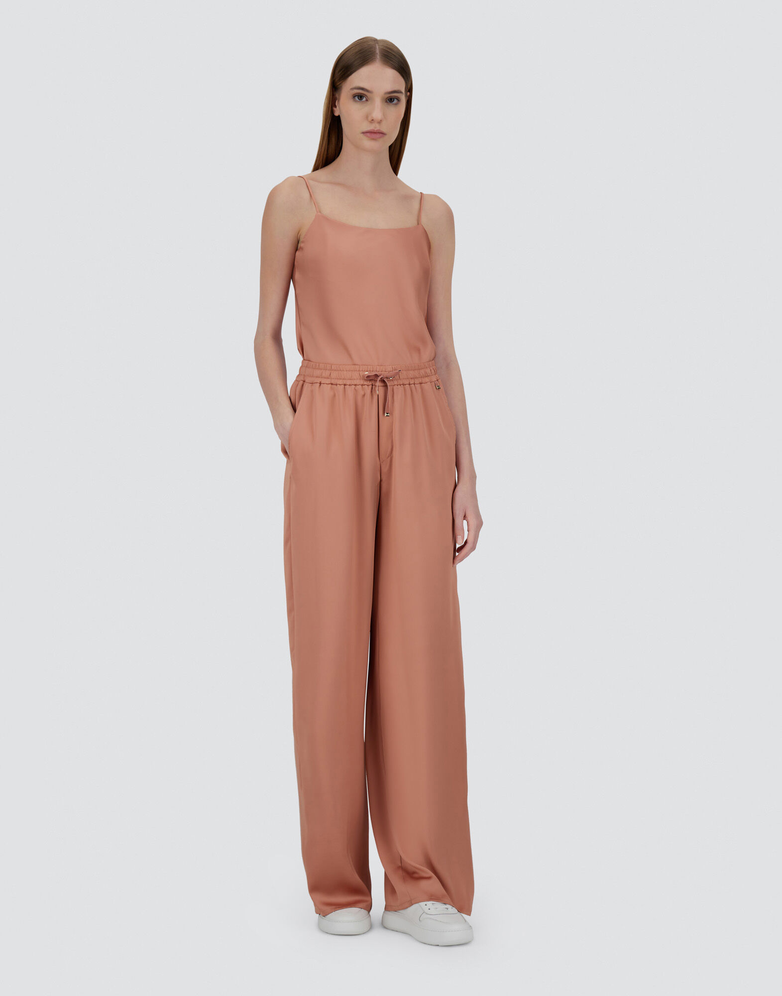 SATIN TROUSERS