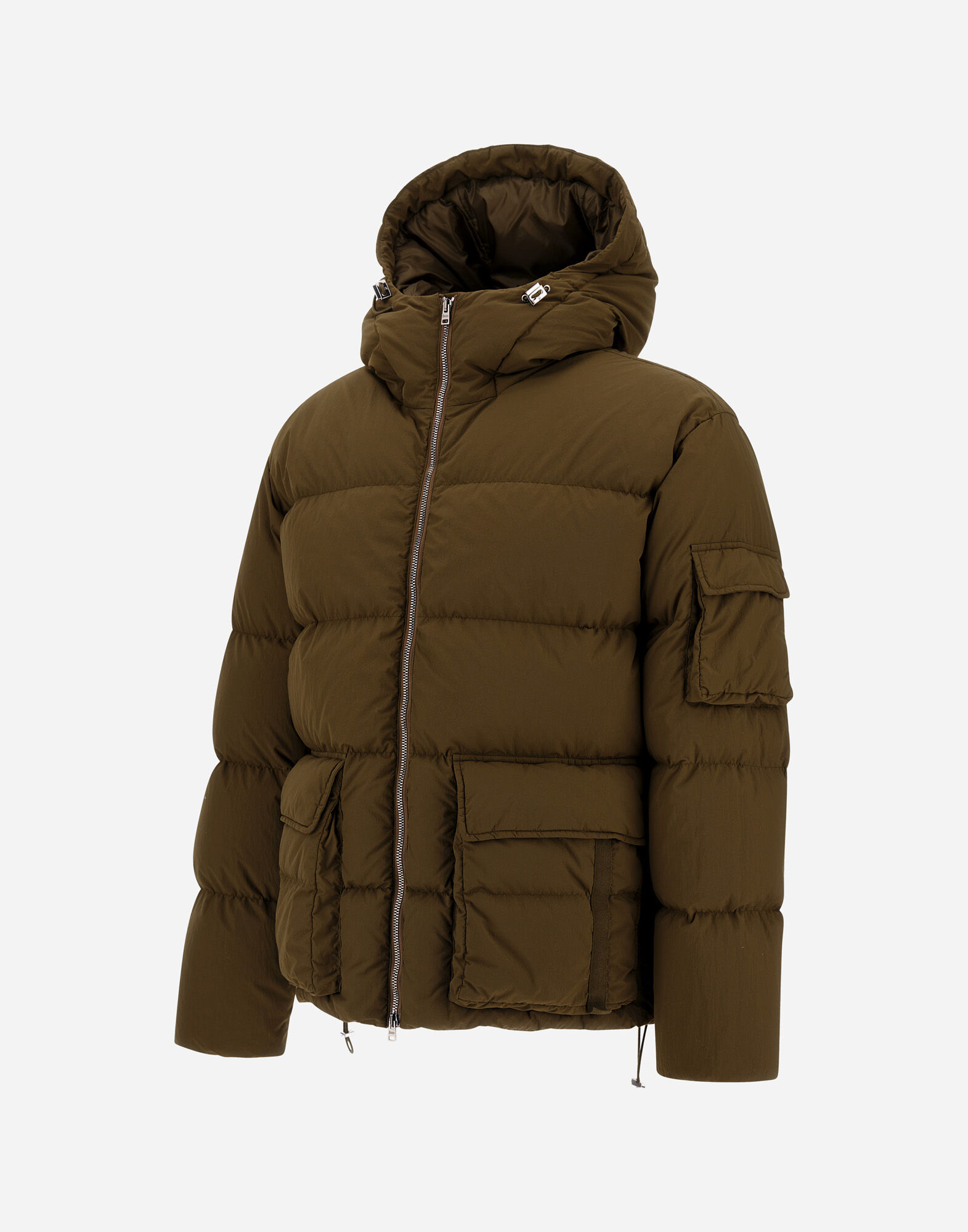 JACKET IN WASHED NYLON
