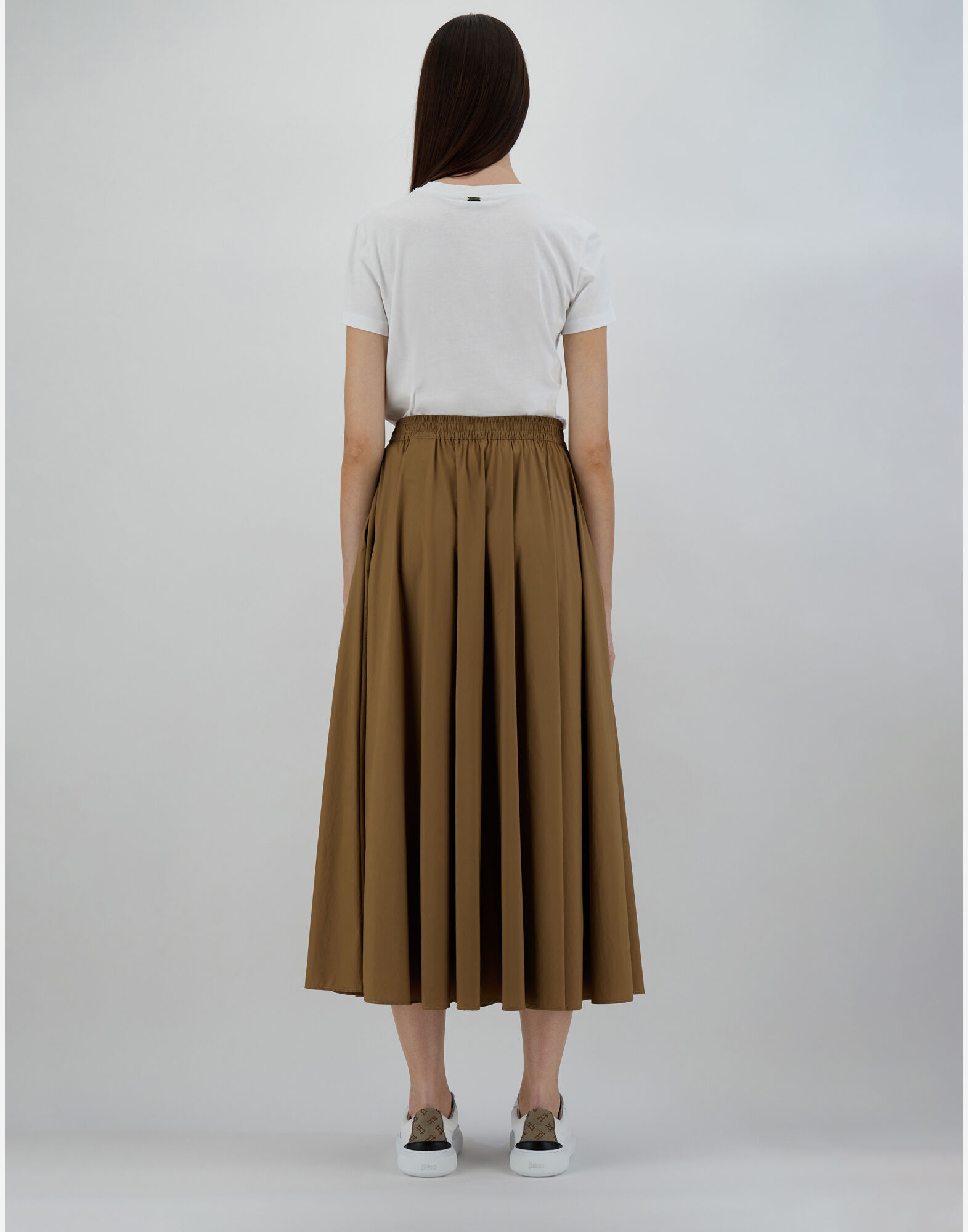 SKIRT IN LIGHT NYLON STRETCH