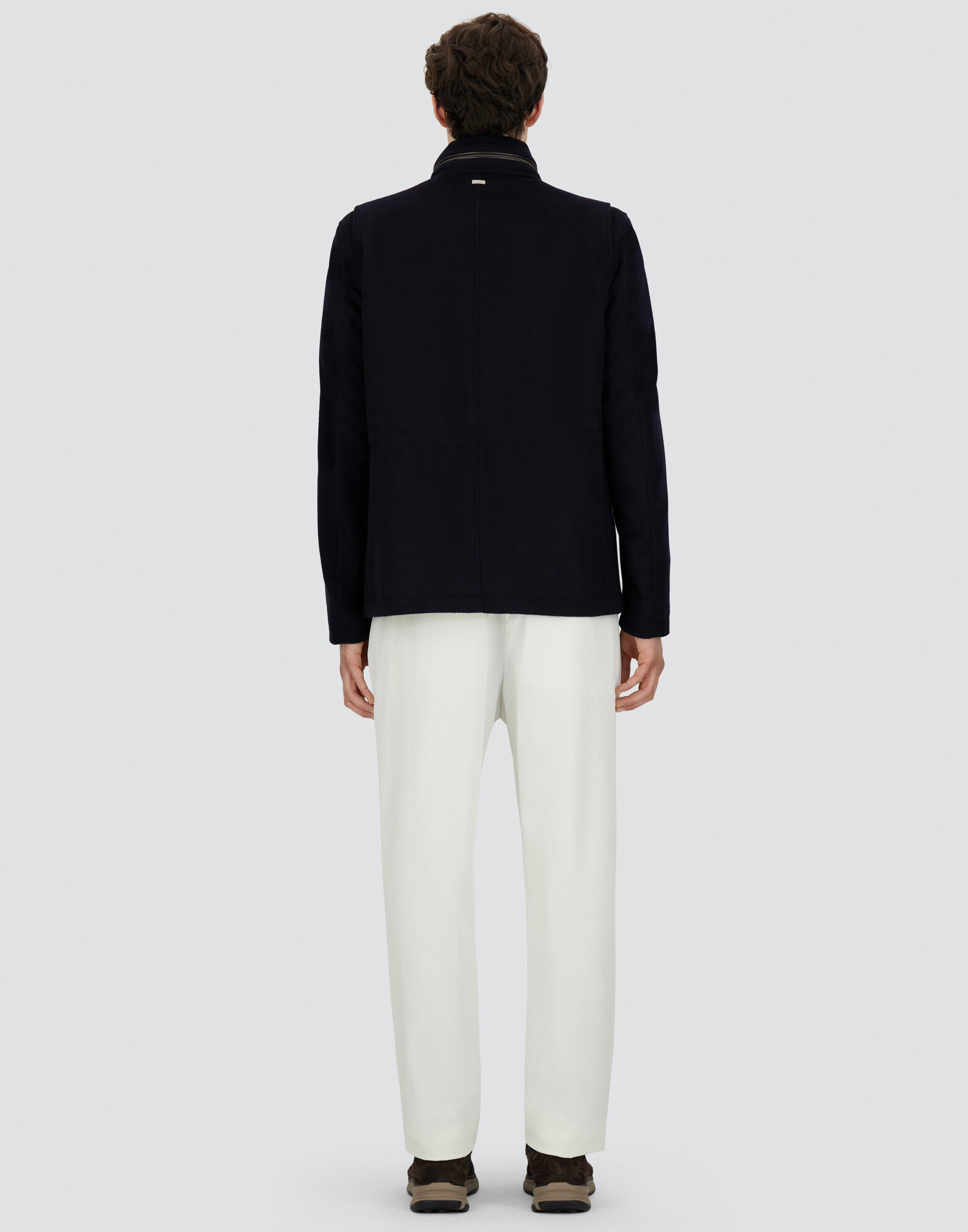 FIELD JACKET IN WOOL, CASHMERE AND ECOAGE