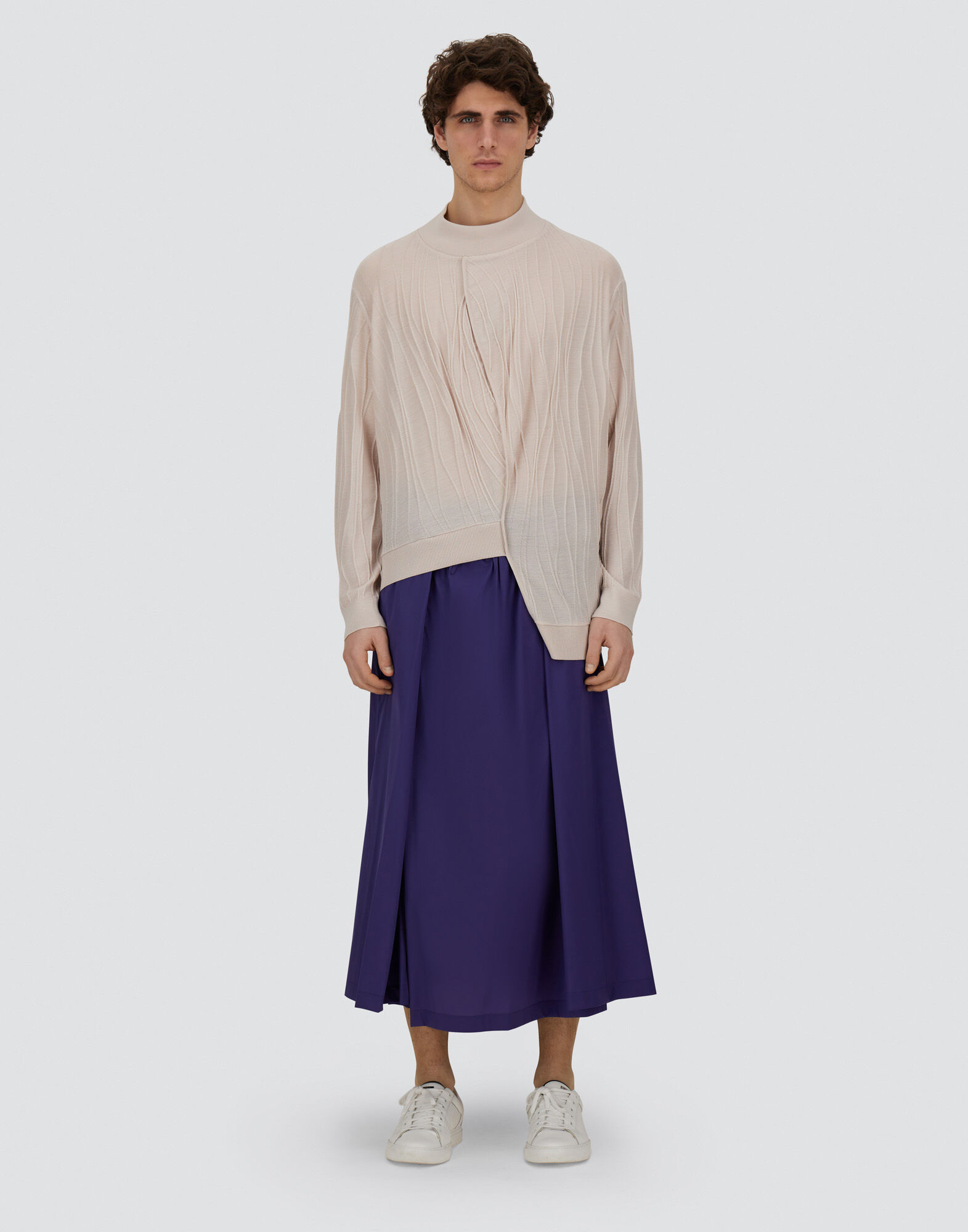 PURE WOOL GLOBE SWEATER