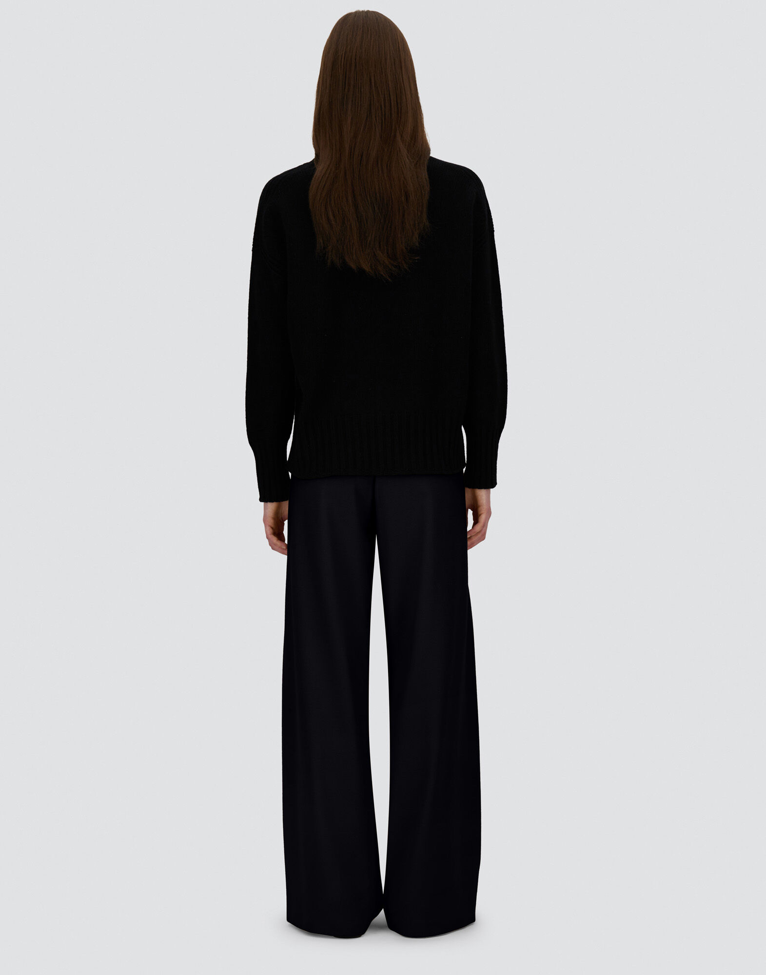TROUSERS IN 100% WOOL FLANNEL