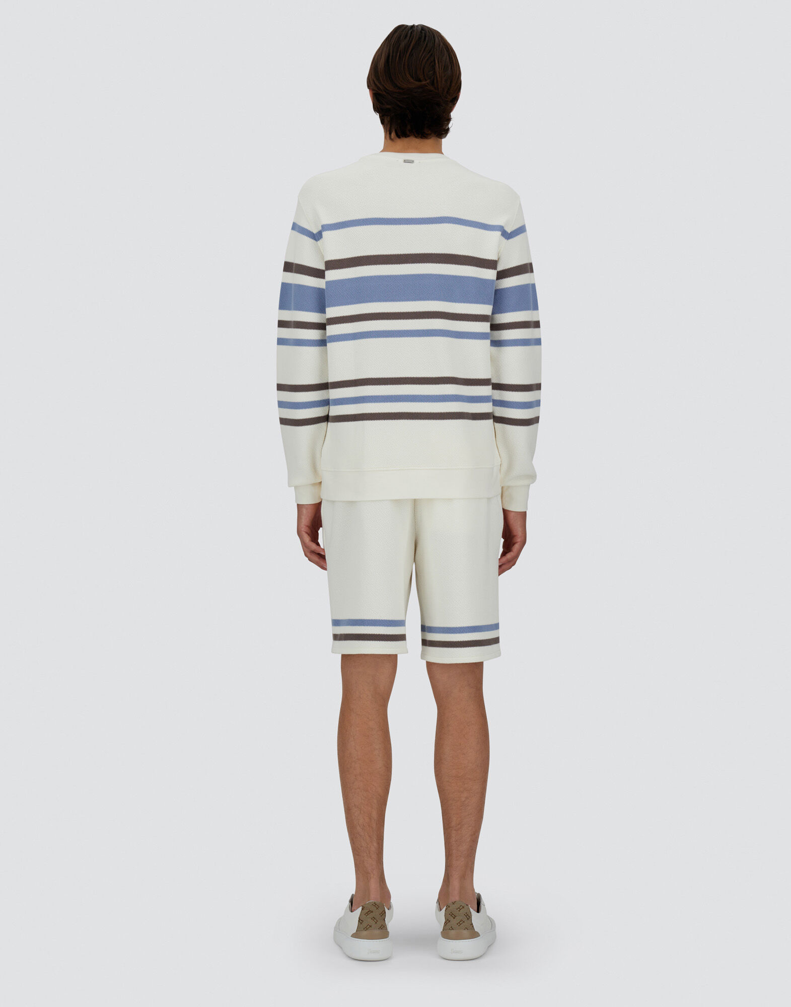 SWEATSHIRT IN STRIPE COTTON SWEATER