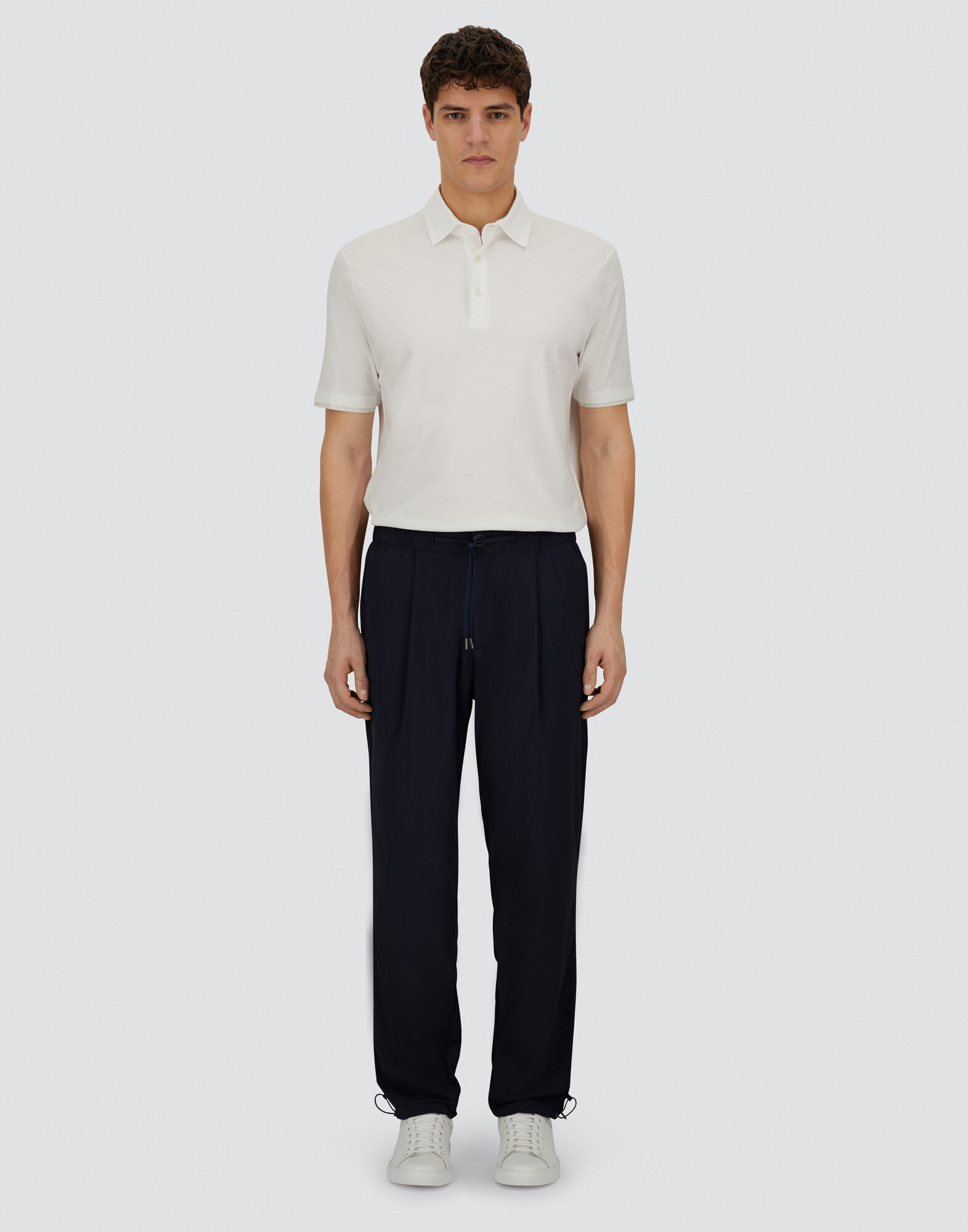 RESORT TROUSERS IN LIGHT NYLON STRETCH