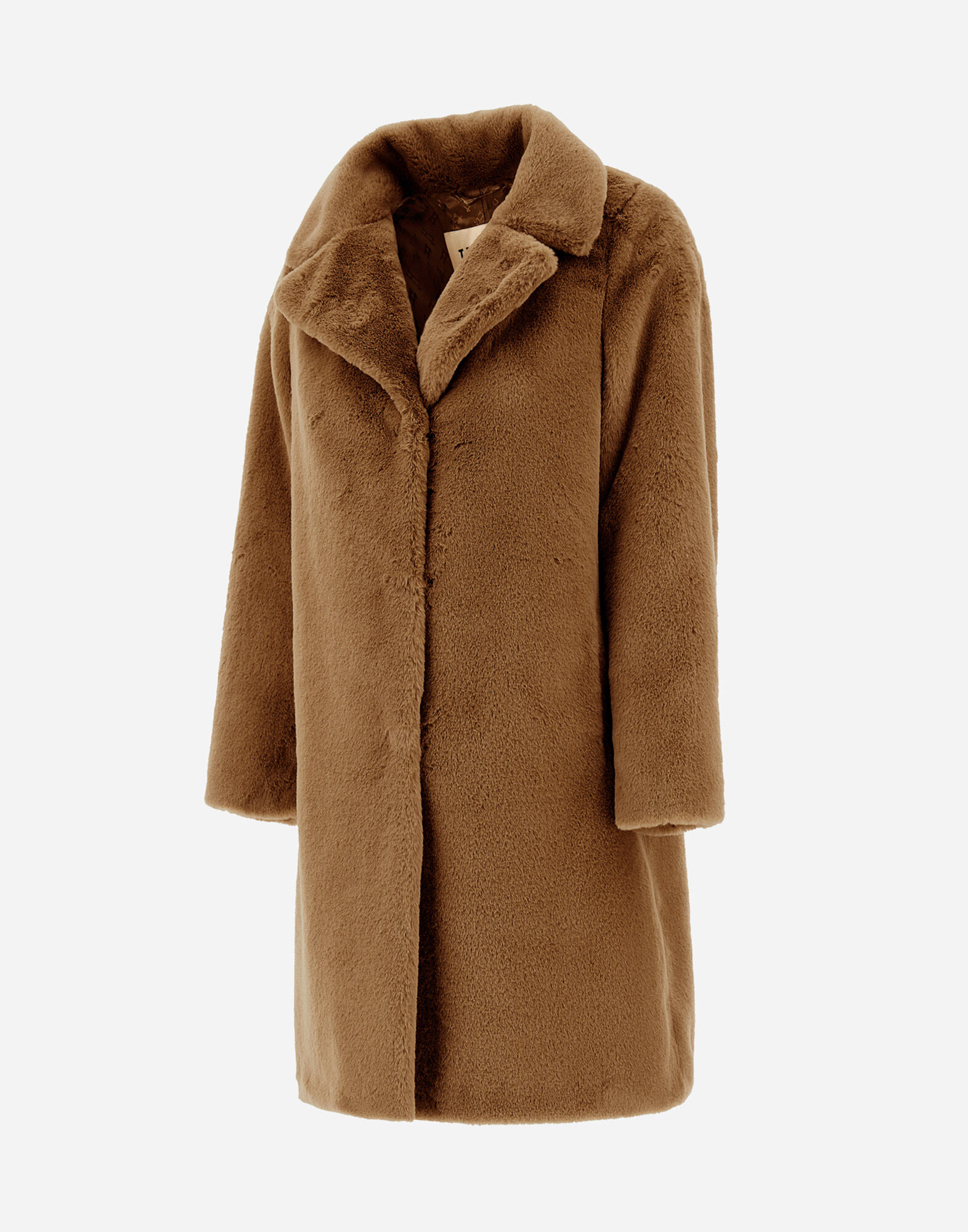 COAT IN SOFT ALTERNATIVE FUR