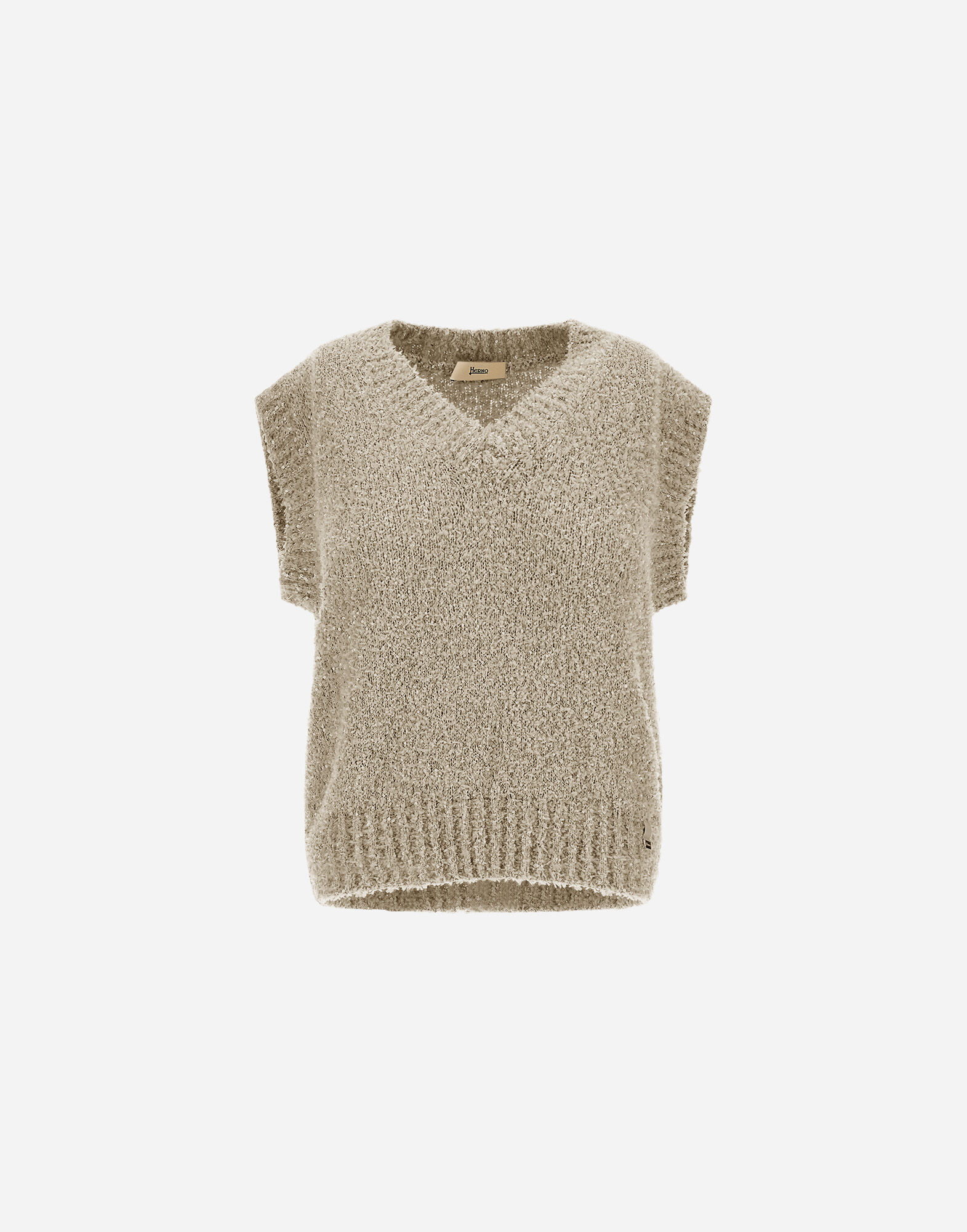 VEST IN NEW PLAIN SEQUINS
