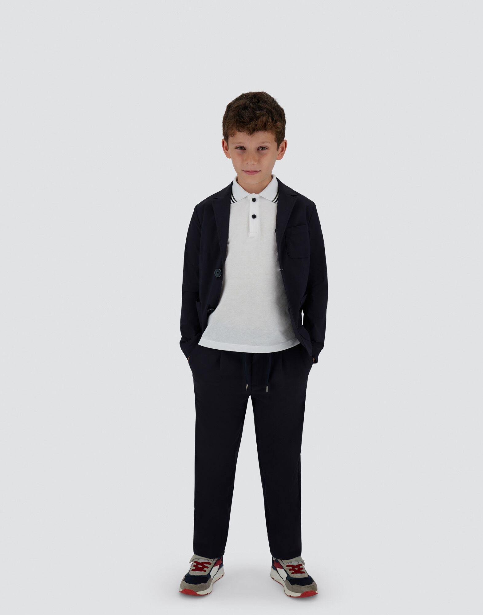 BLAZER IN STRETCH TECH WOVEN
