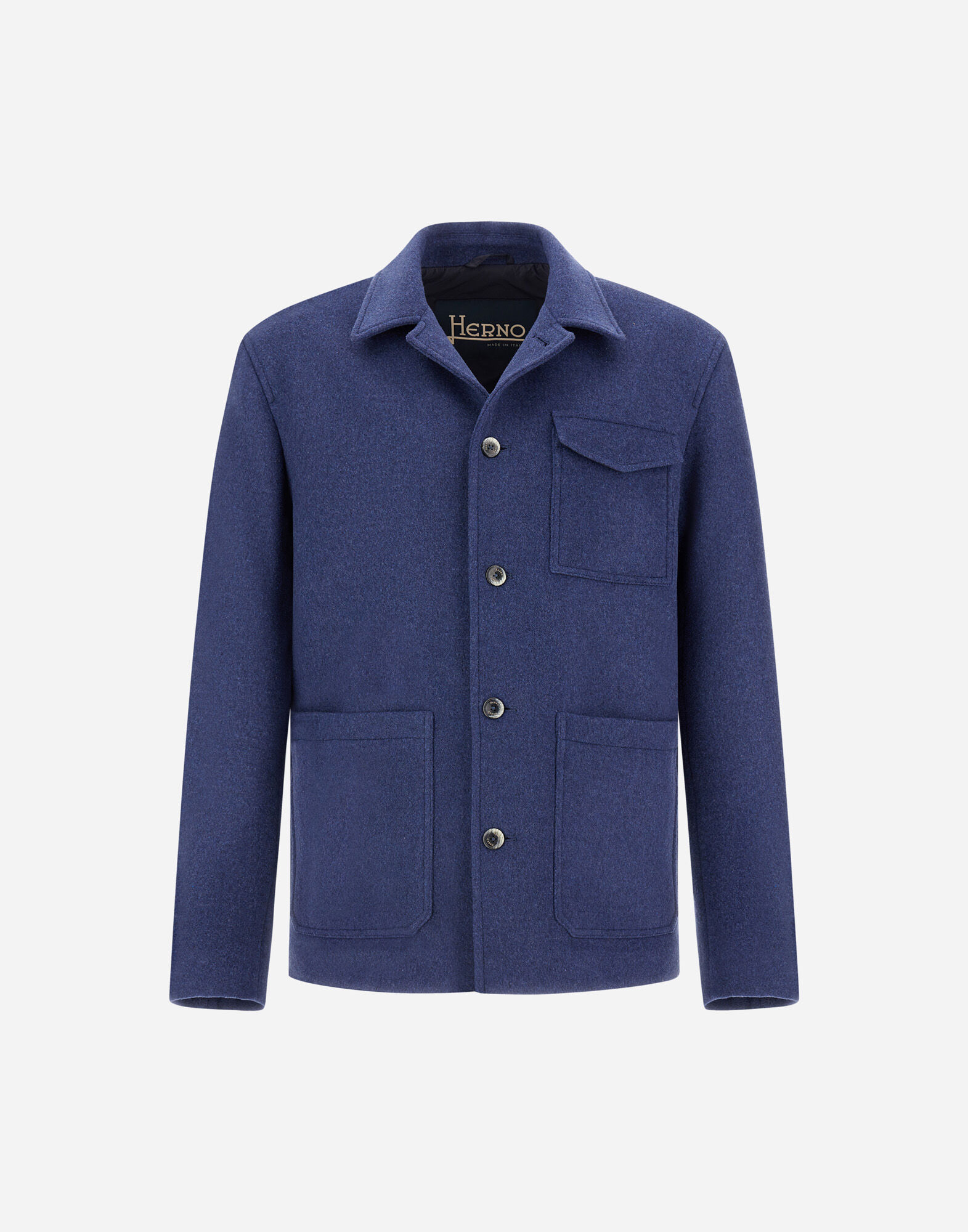 FIELD JACKET IN SOFT RECYCLED WOOL