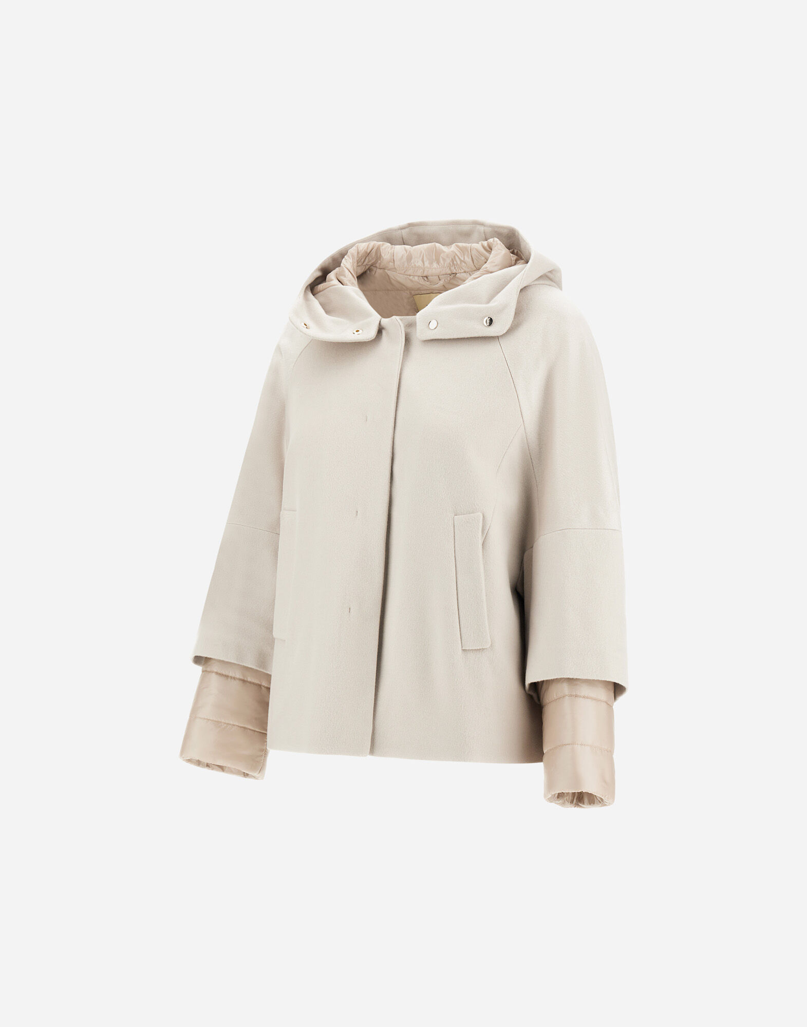 CAPE IN PURE CASHMERE AND NYLON ULTRALIGHT