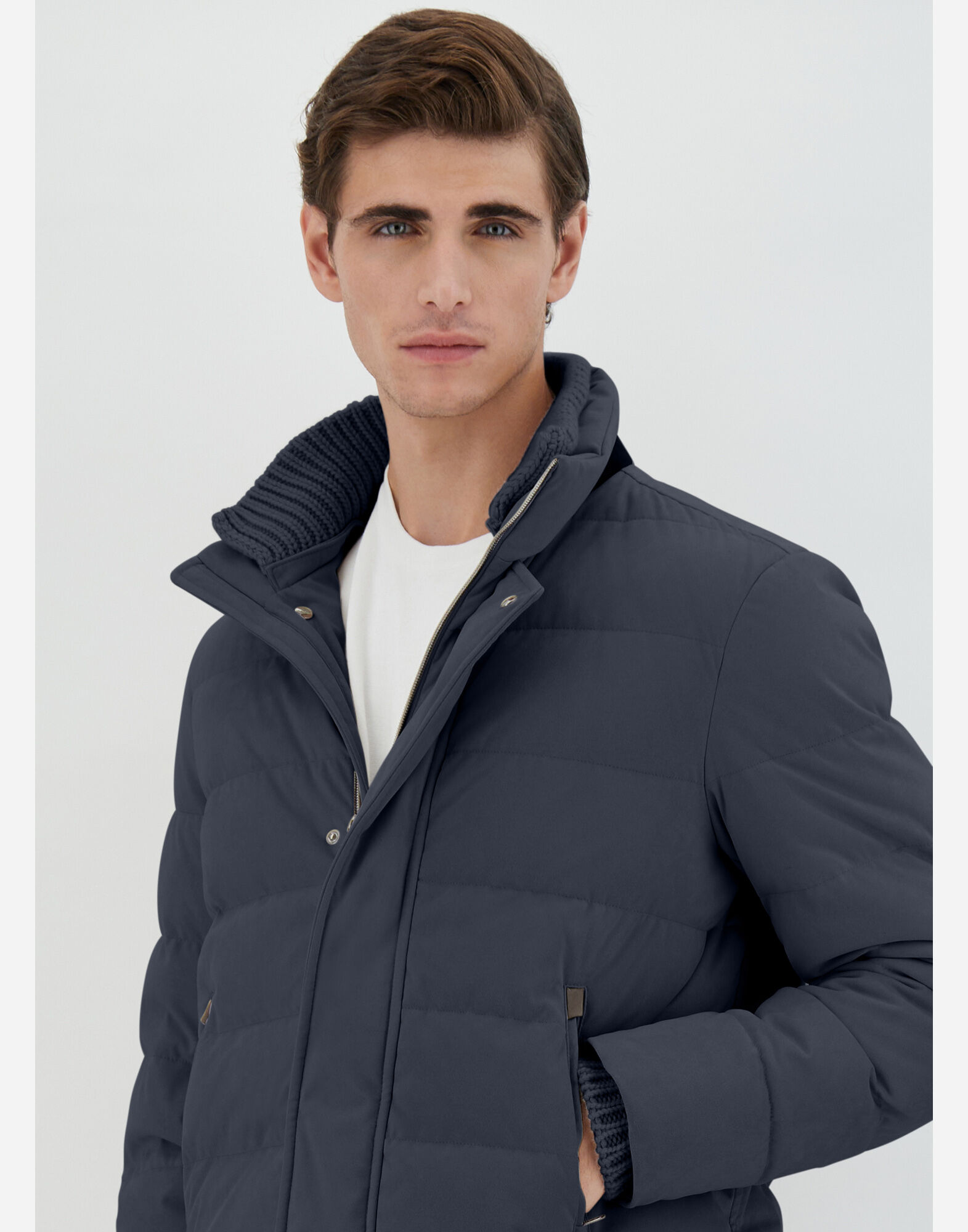 SUEDE EFFECT BOMBER JACKET