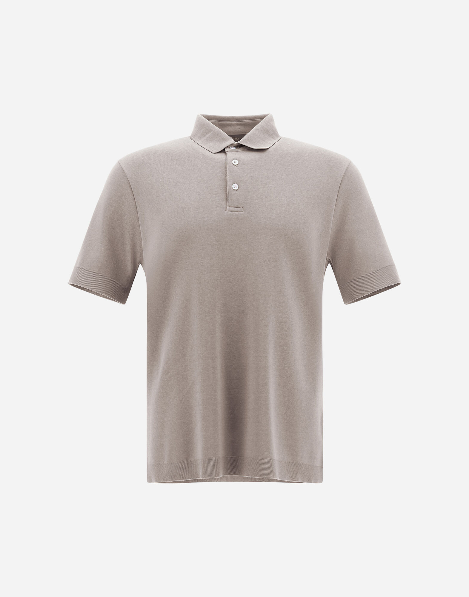 JERSEY KNIT EFFECT POLO SHIRT