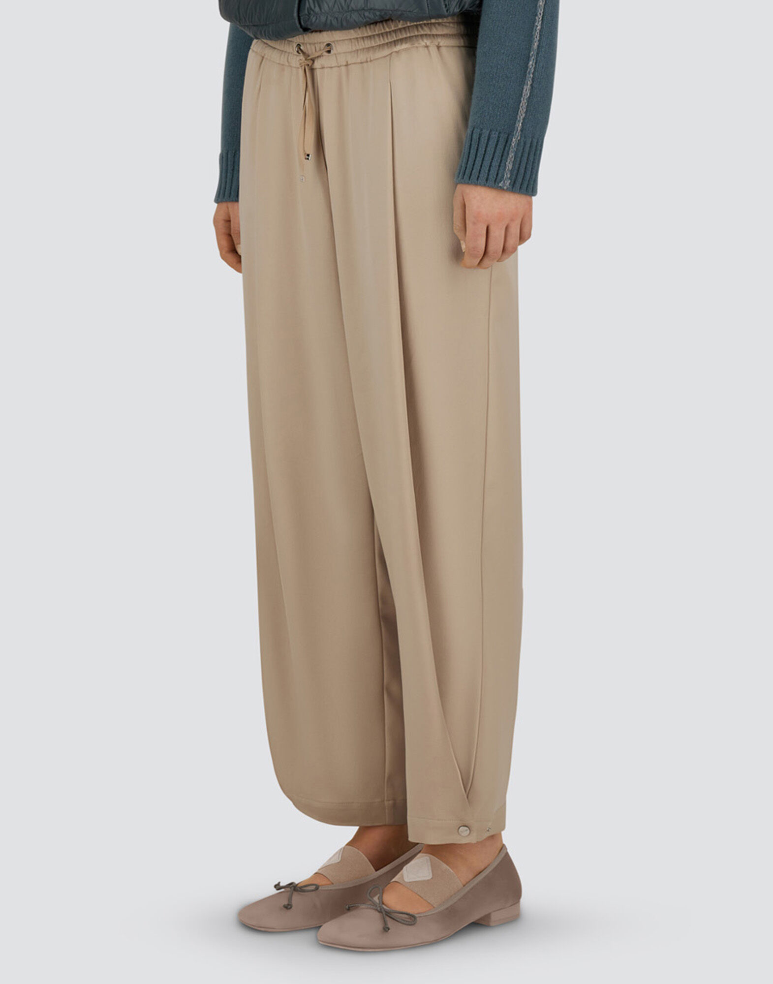 RESORT TROUSERS IN ENVERS SATIN