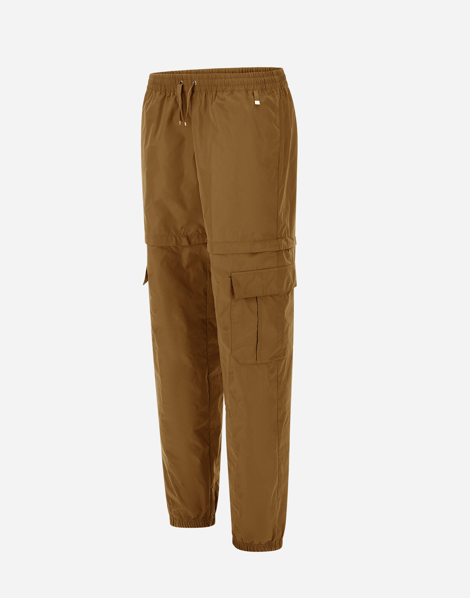 NEW TECHNO TAFFETA CARGO TROUSERS