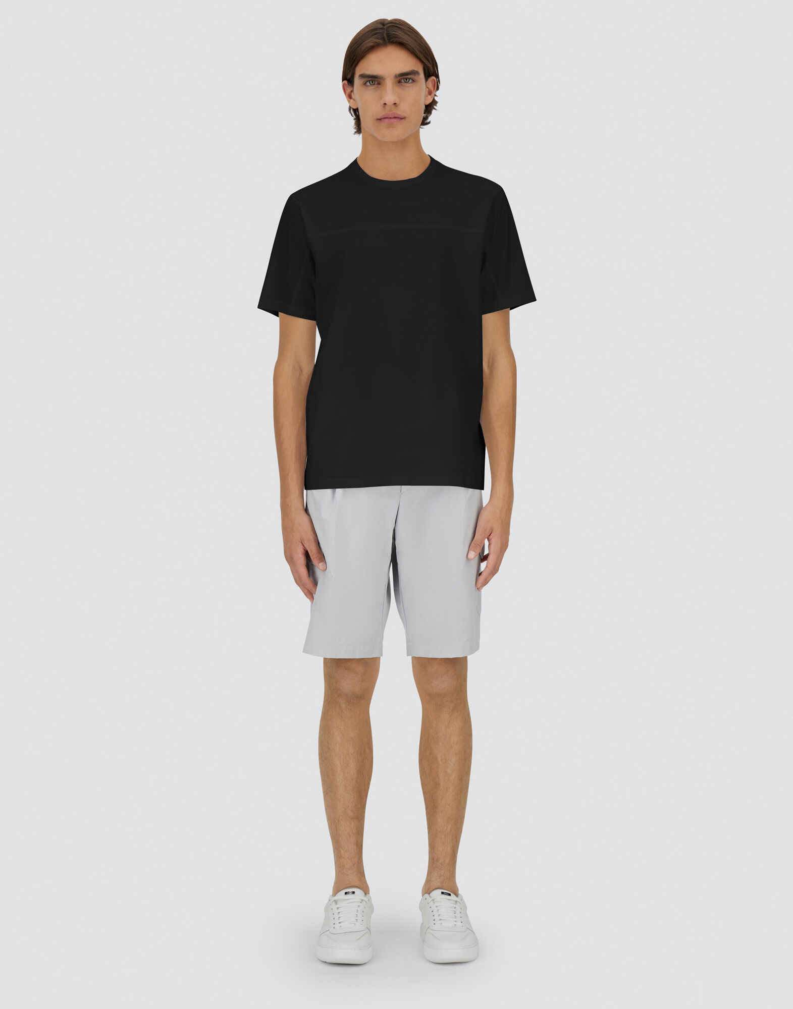 SUPERFINE?COTTON STRETCH T-SHIRT