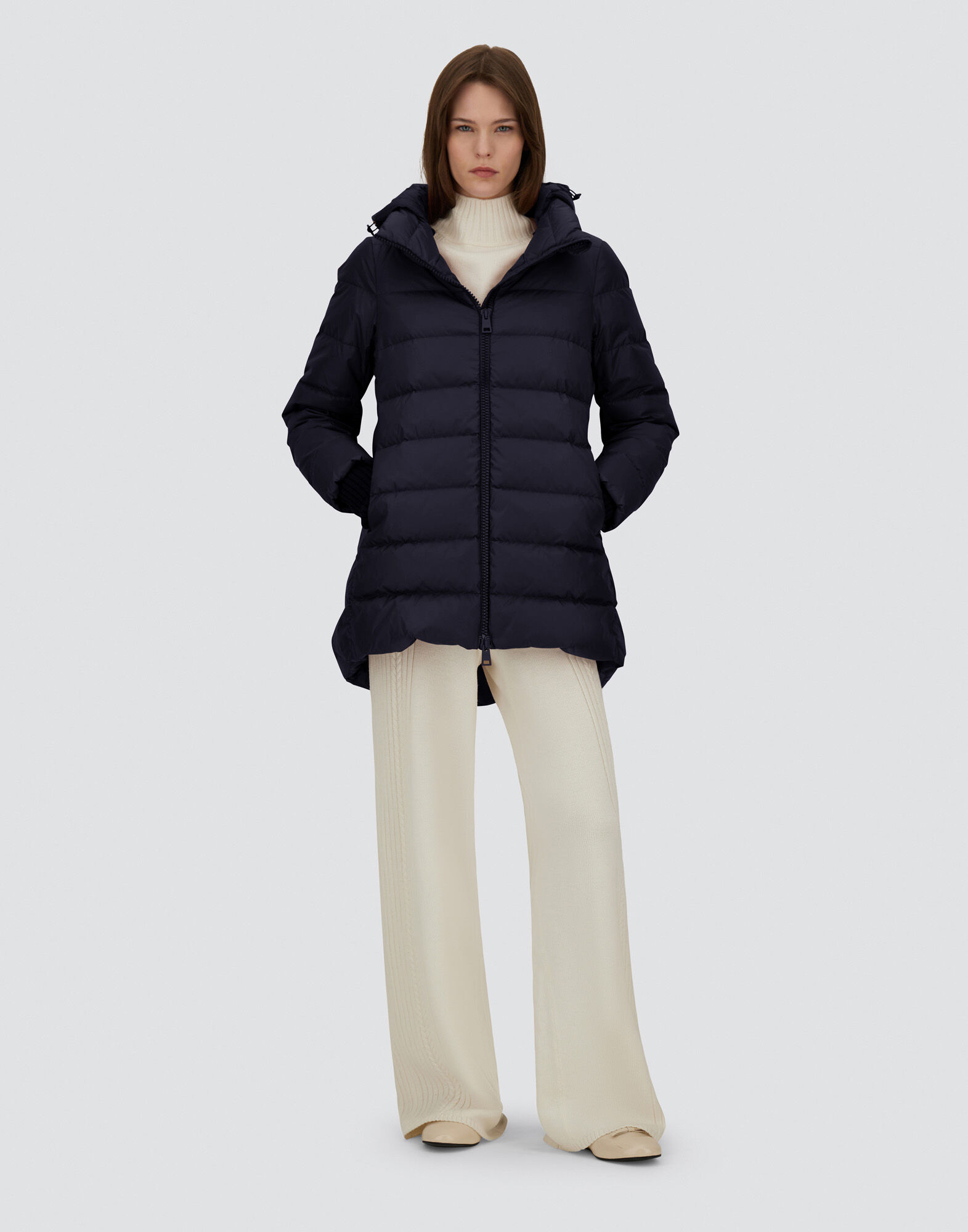 A-SHAPE JACKET IN NYLON CHAMONIX