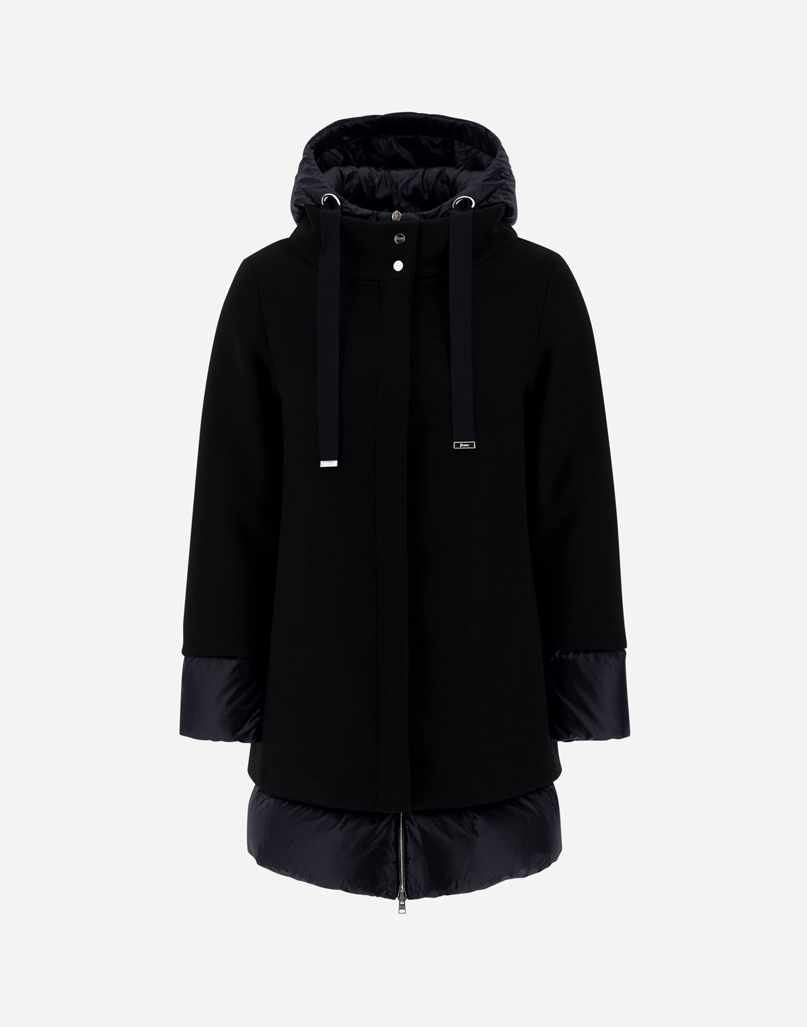 A-SHAPE JACKET IN ECOWOOL AND NYLON ULTRALIGHT