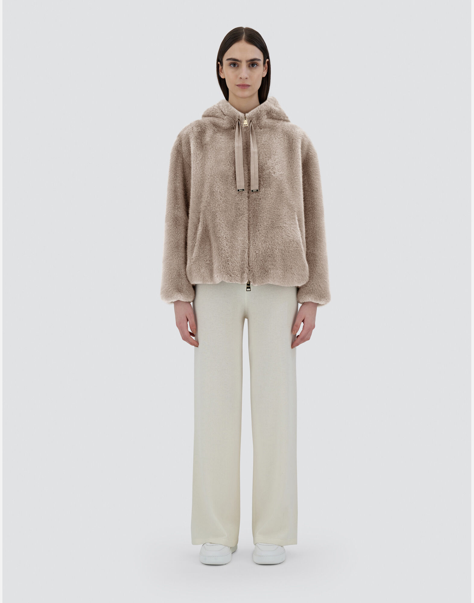 SWEATSHIRT IN FAUX MINK FUR