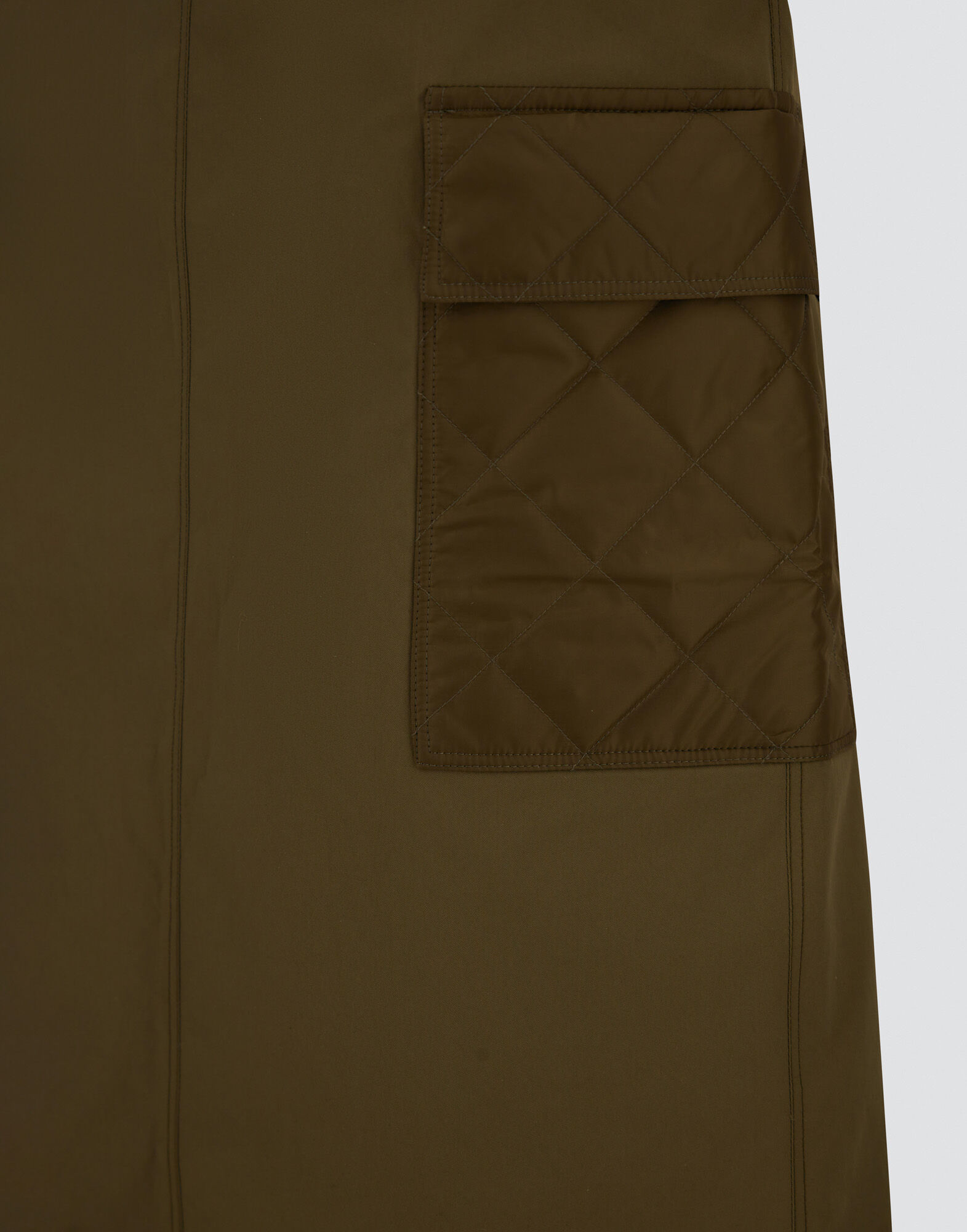 SKIRT IN COTTON FEEL AND NYLON CHAMONIX