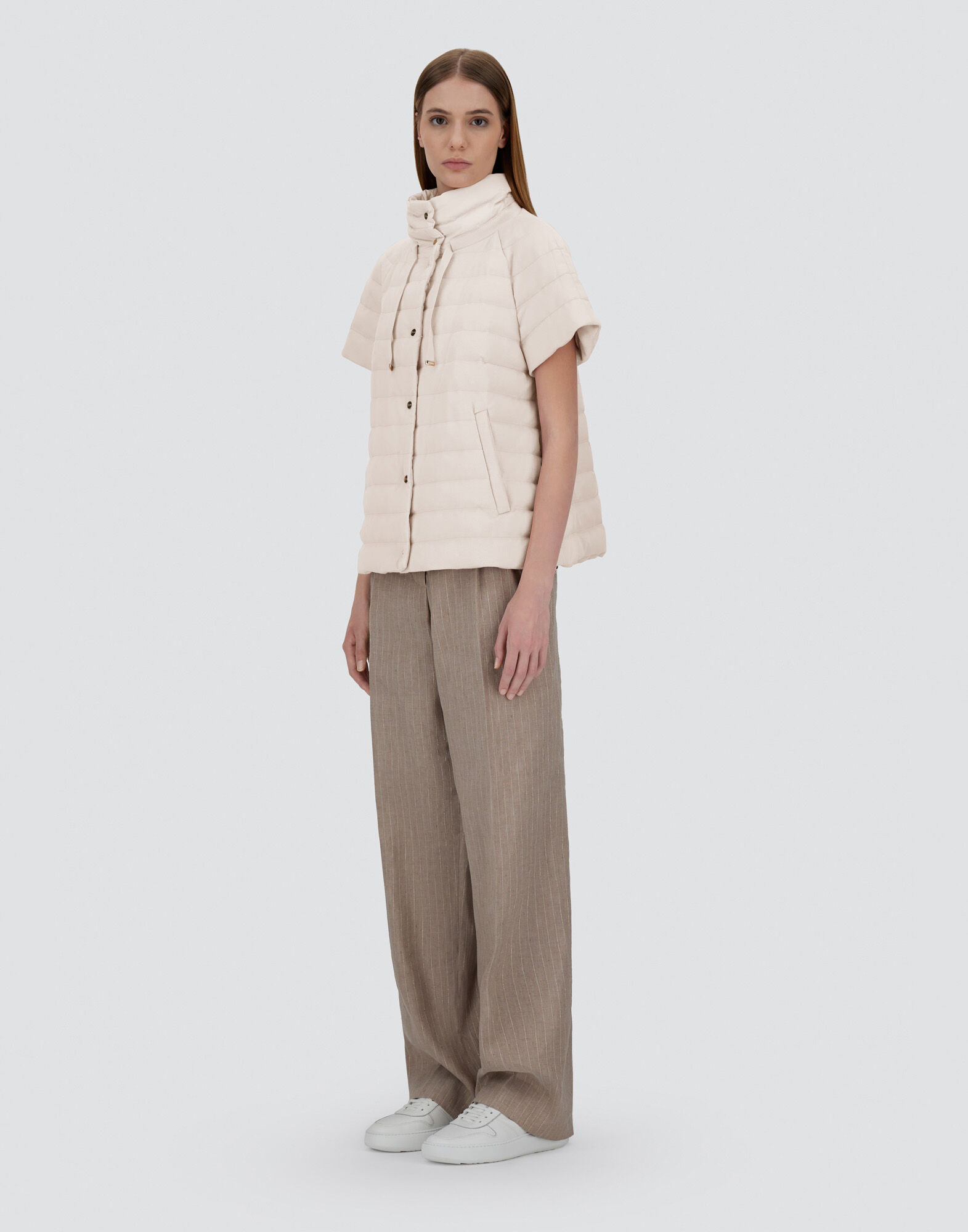 CAPE IN CASHMERE, SILK AND ECOAGE