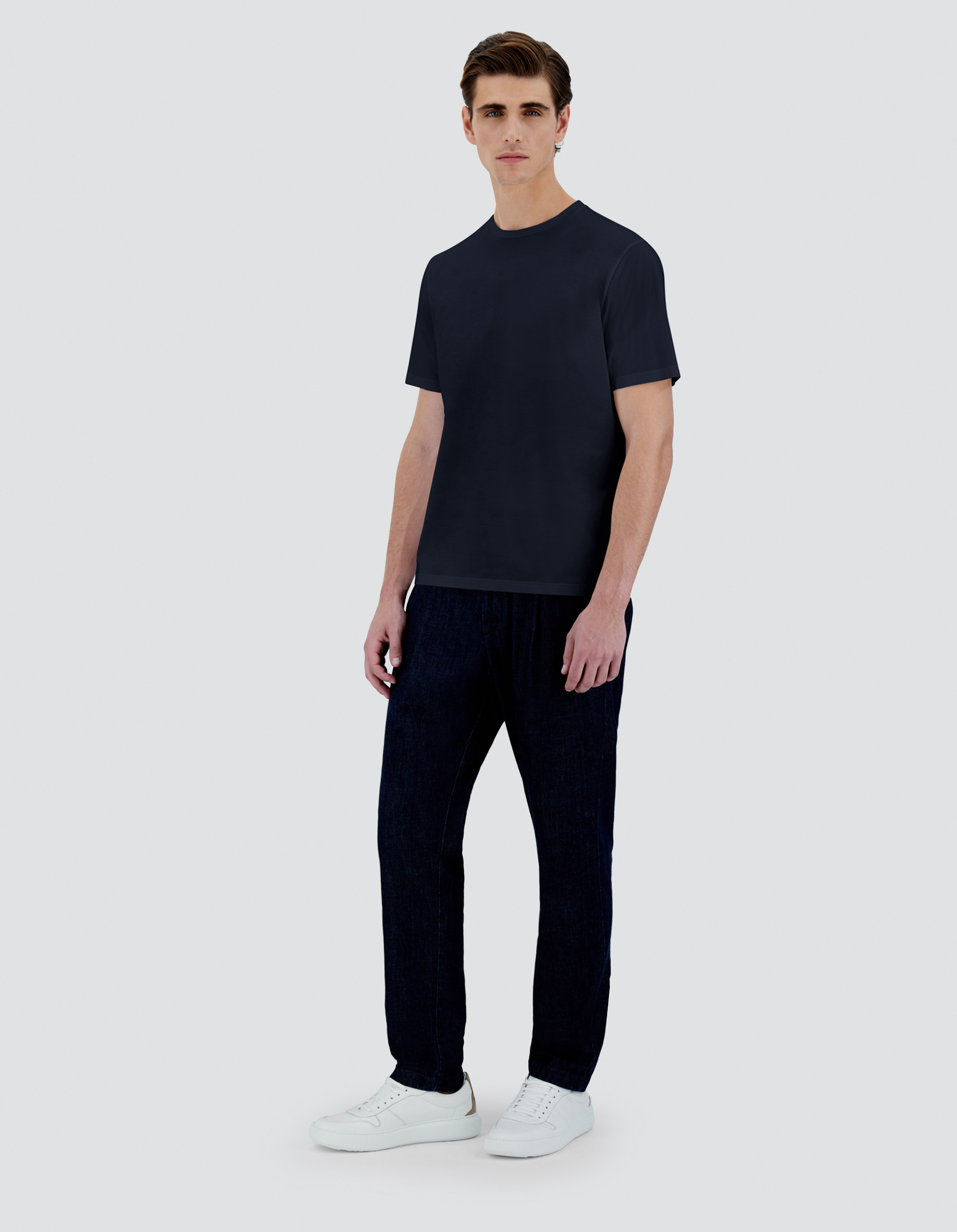 SUPERFINE?COTTON STRETCH T-SHIRT