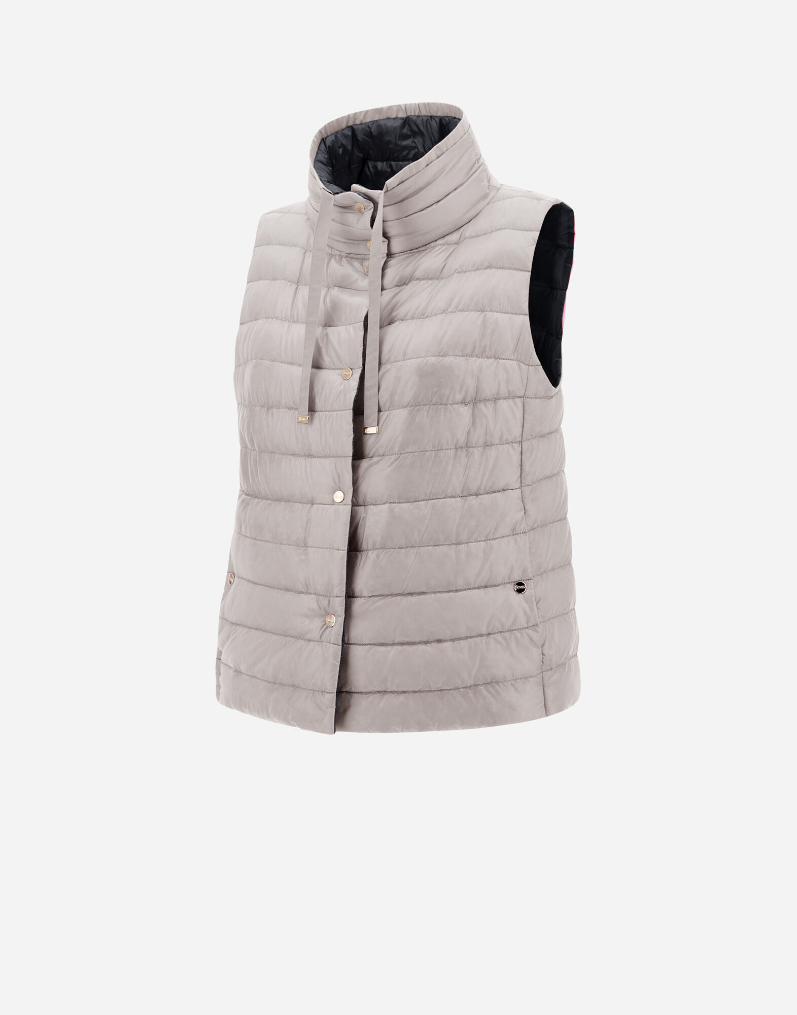 REVERSIBLE SLEEVELESS JACKET IN NYLON ULTRALIGHT