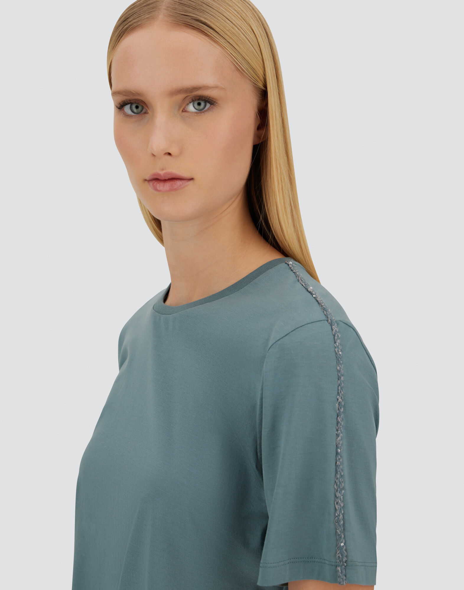 RESORT T-SHIRT IN MERCERISED COTTON JERSEY