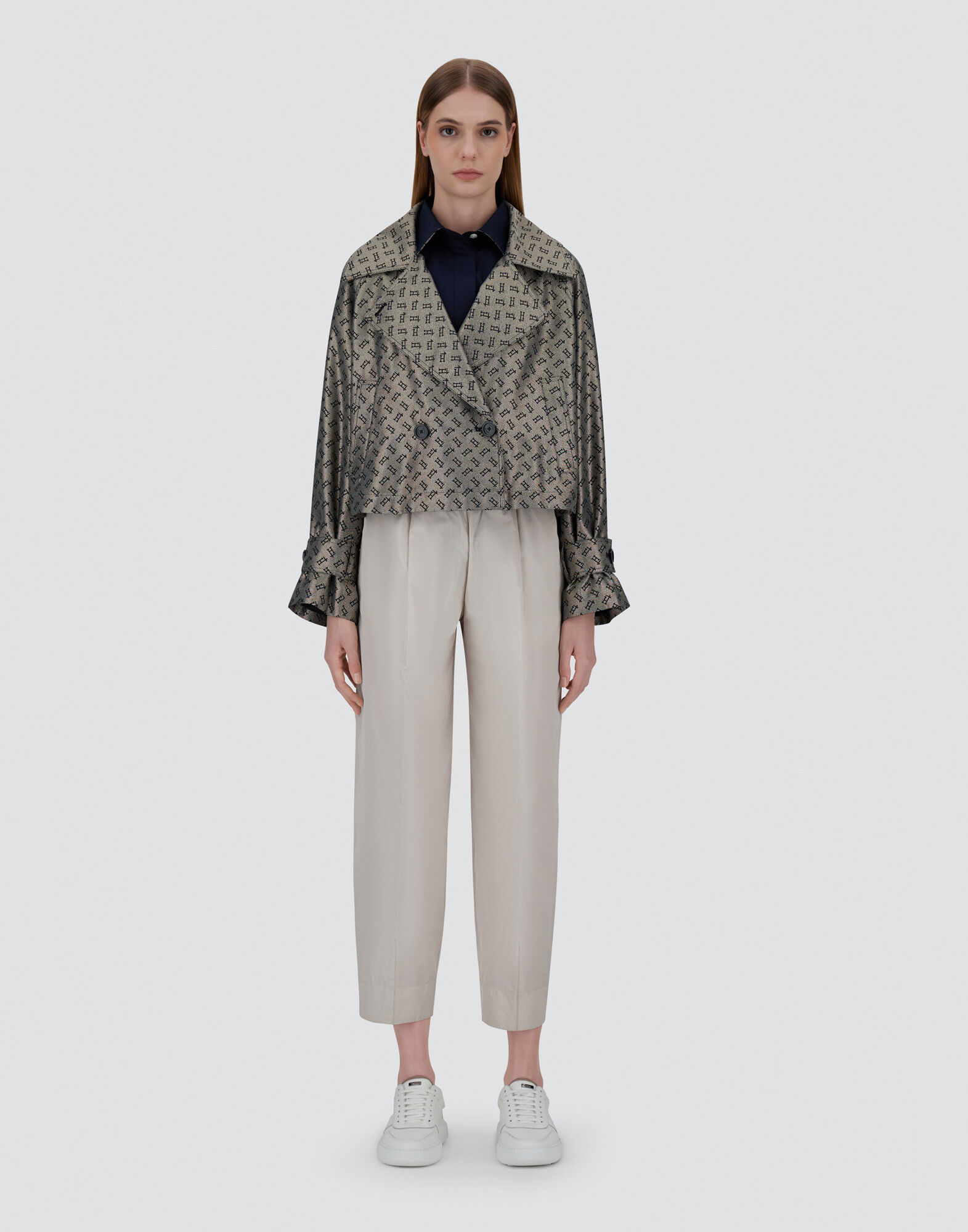 JACKET IN MONOGRAM LUREX