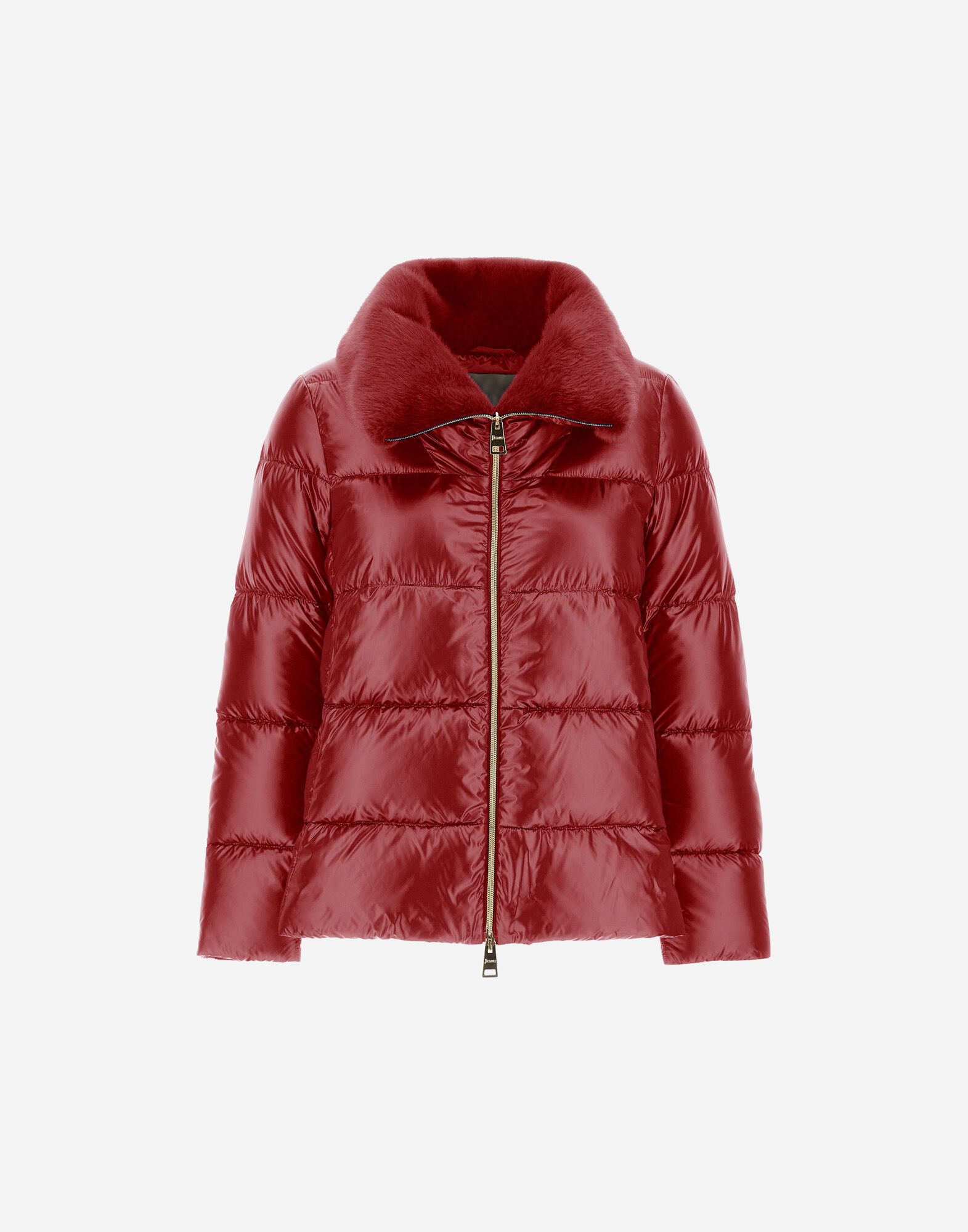 JACKET IN NYLON ULTRALIGHT AND LADY ALTERNATIVE FUR