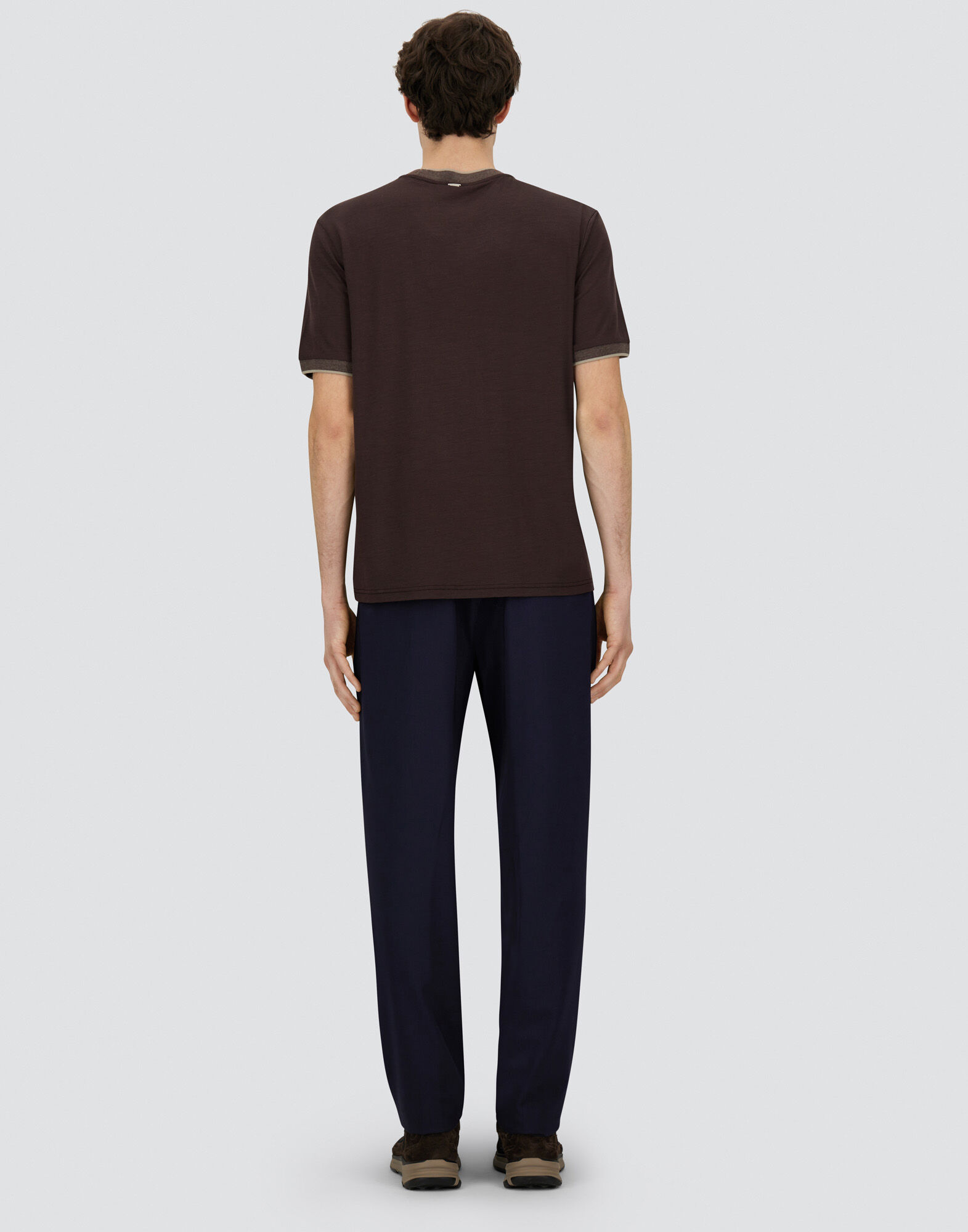 T-SHIRT IN SOFT WOOL JERSEY