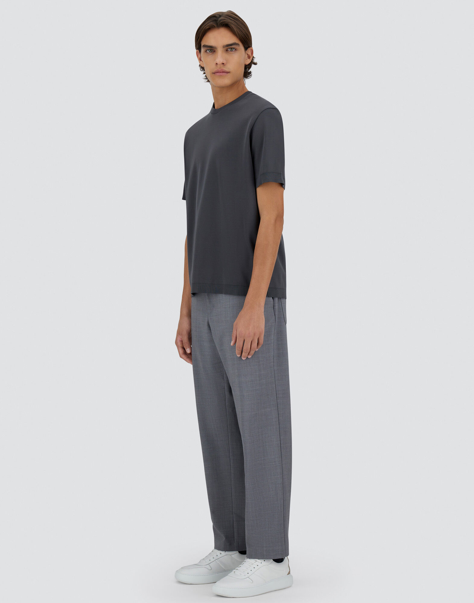 JERSEY KNIT EFFECT T-SHIRT