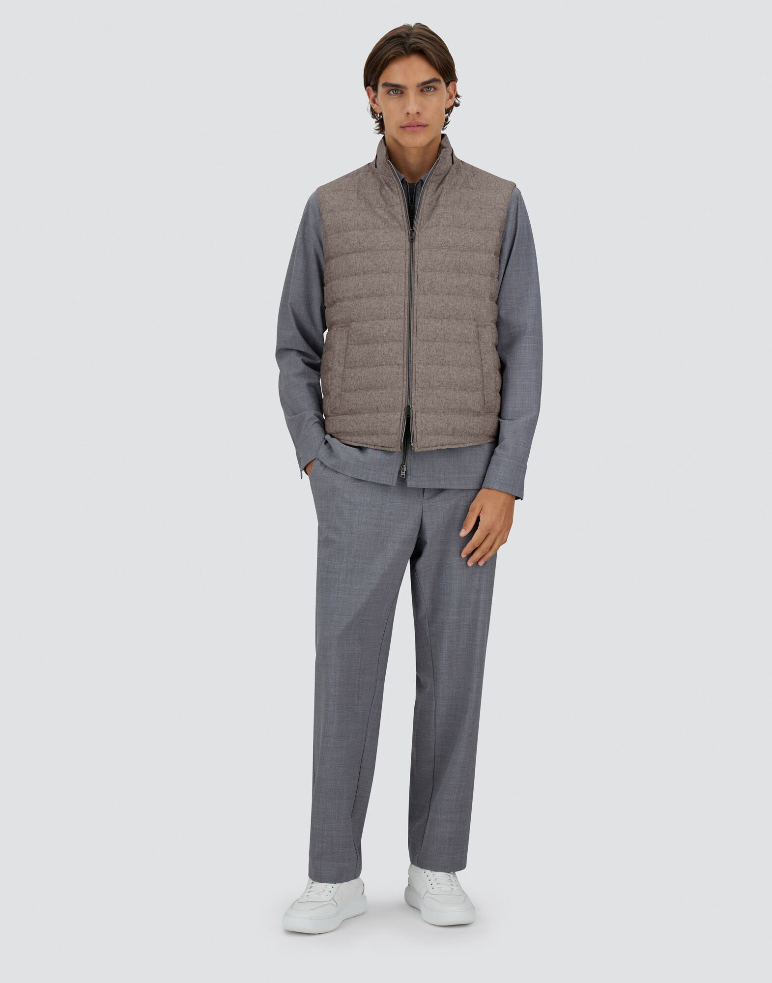CASHMERE AND SILK VEST