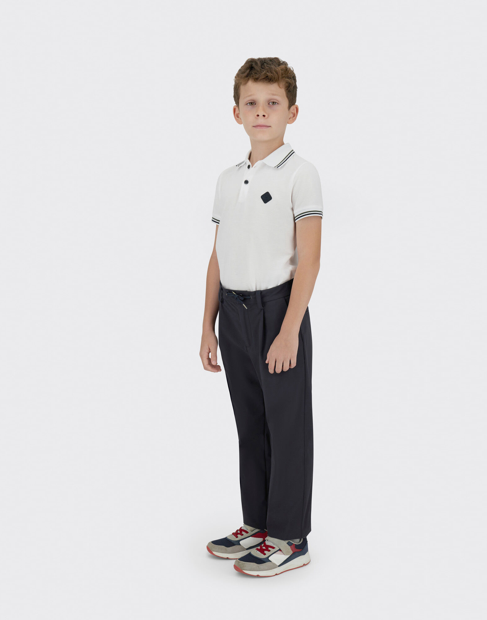 TROUSERS IN STRETCH TECH WOVEN