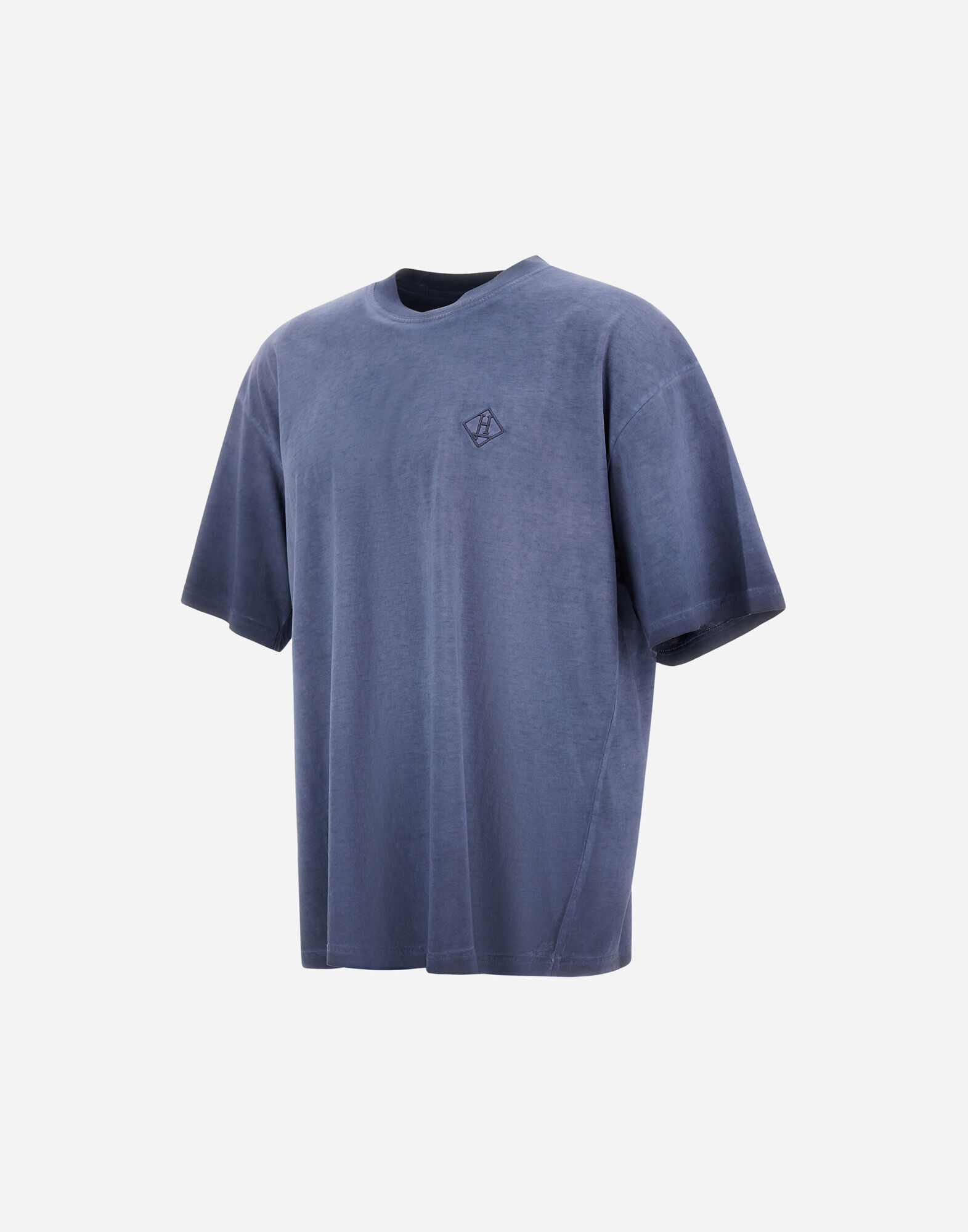 T-SHIRT IN MELANGE COTTON JERSEY