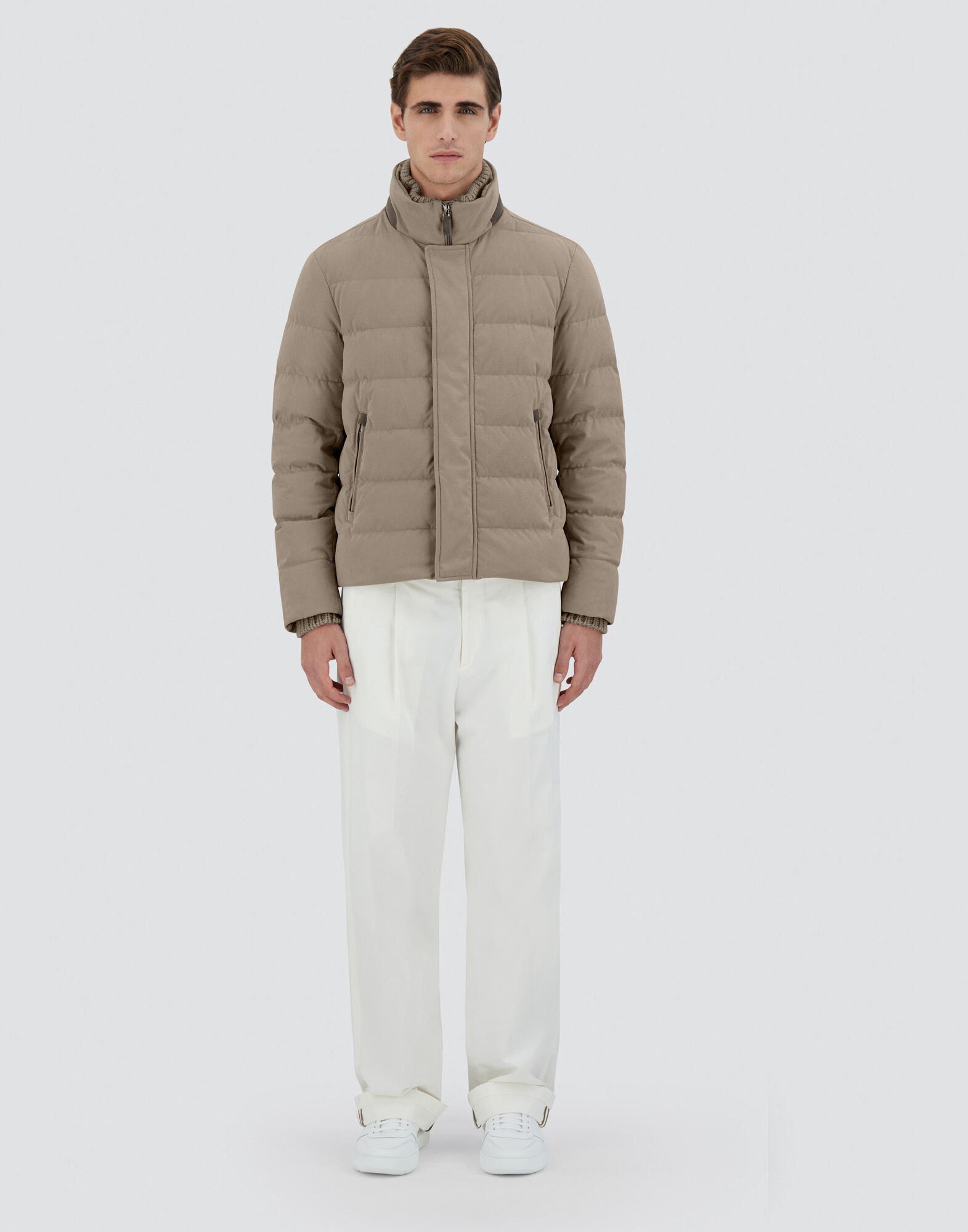 SUEDE EFFECT BOMBER JACKET