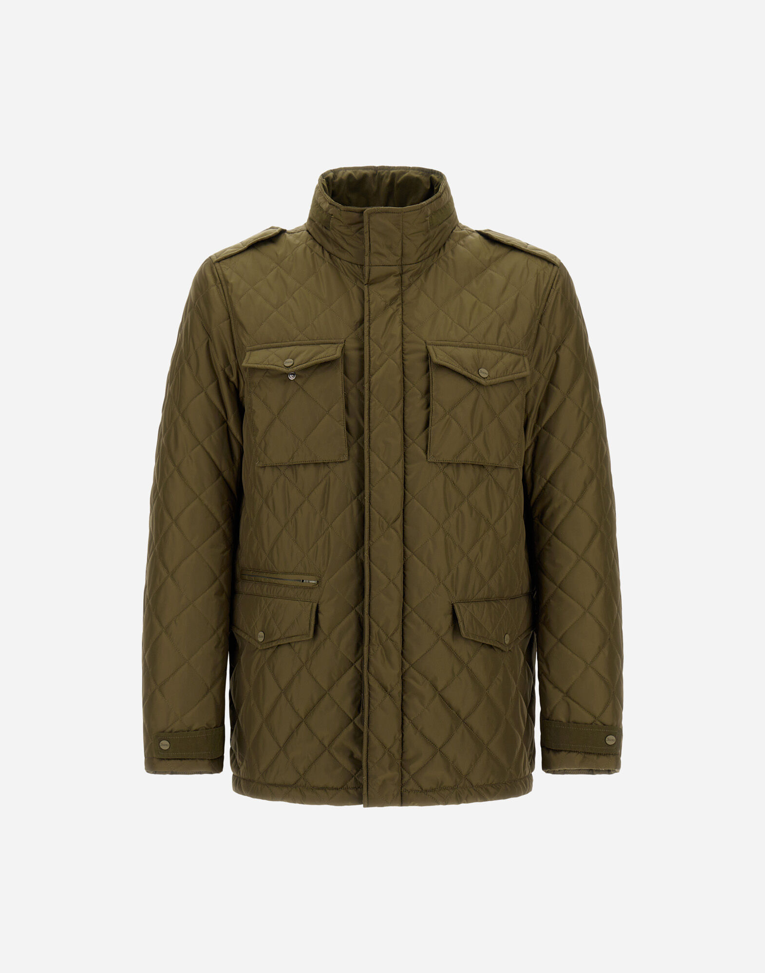 FIELD JACKET IN NYLON CHAMONIX AND WAXED TECH COTTON