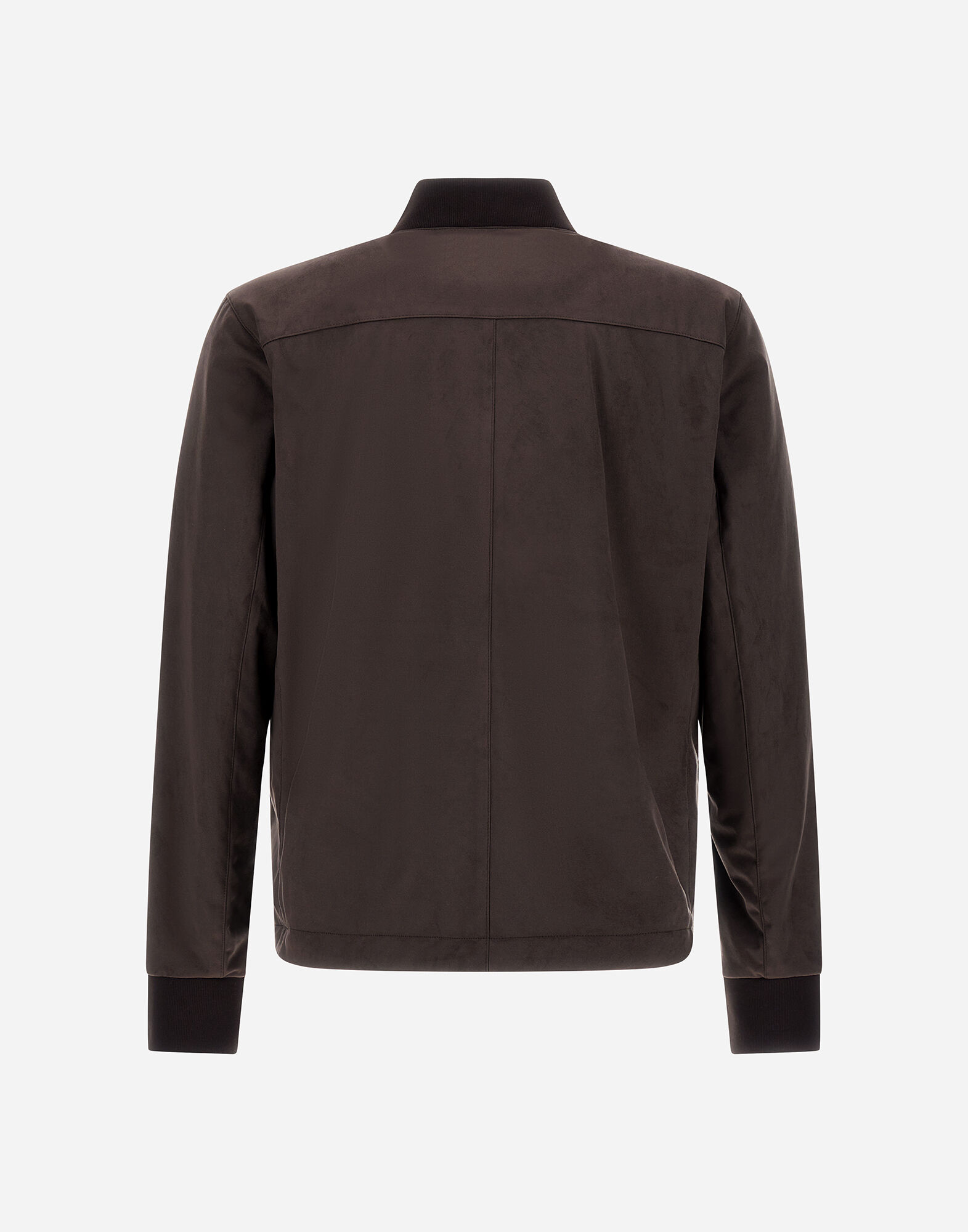 SUEDE EFFECT BOMBER JACKET