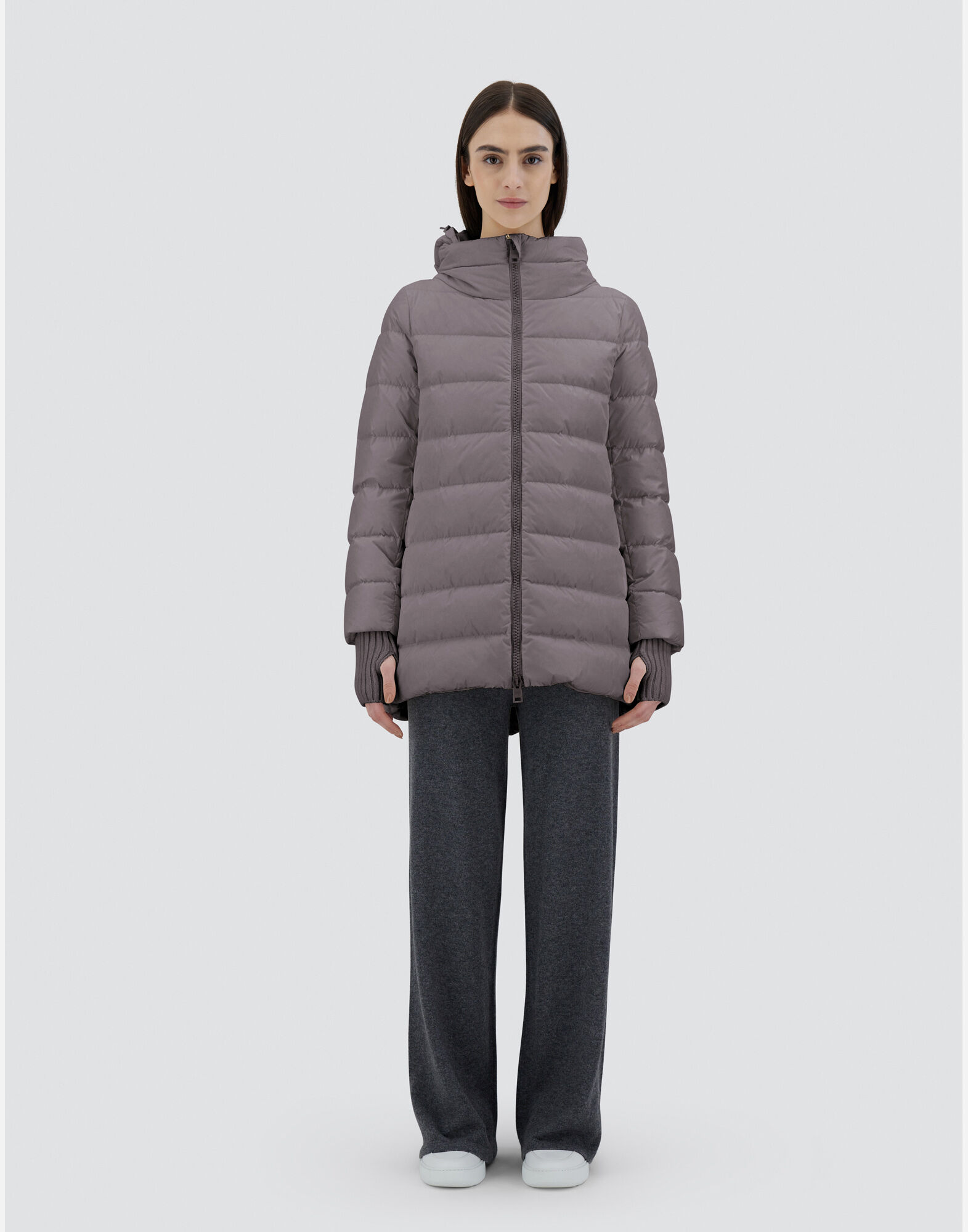 A-SHAPE JACKET IN NYLON CHAMONIX
