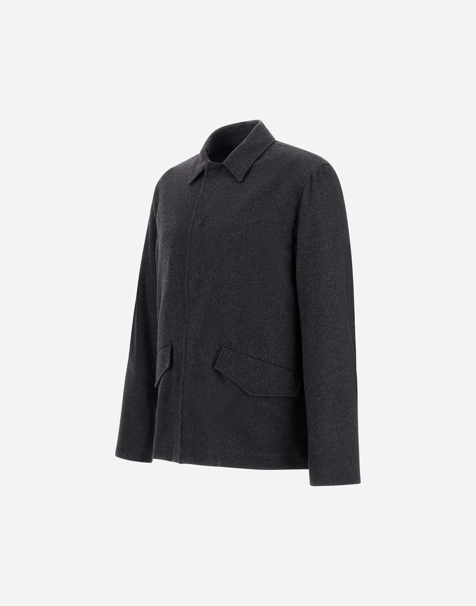 SHACKET IN WOOL FLANNEL