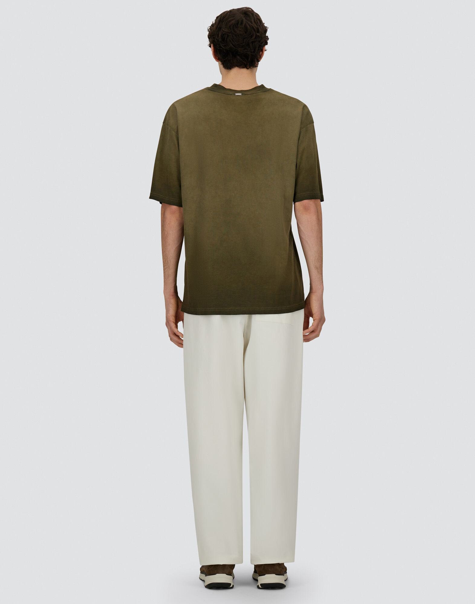 T-SHIRT IN MELANGE COTTON JERSEY