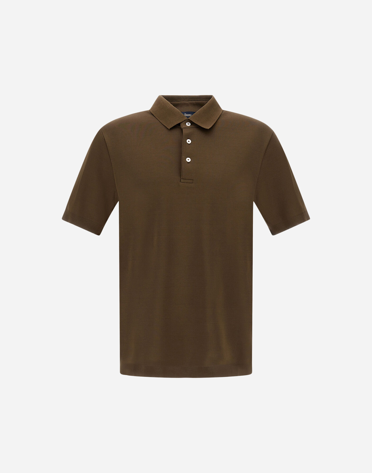 JERSEY KNIT EFFECT POLO SHIRT