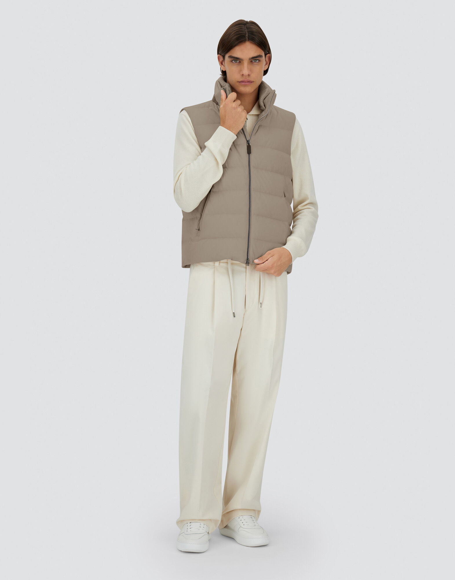 SUEDE EFFECT VEST