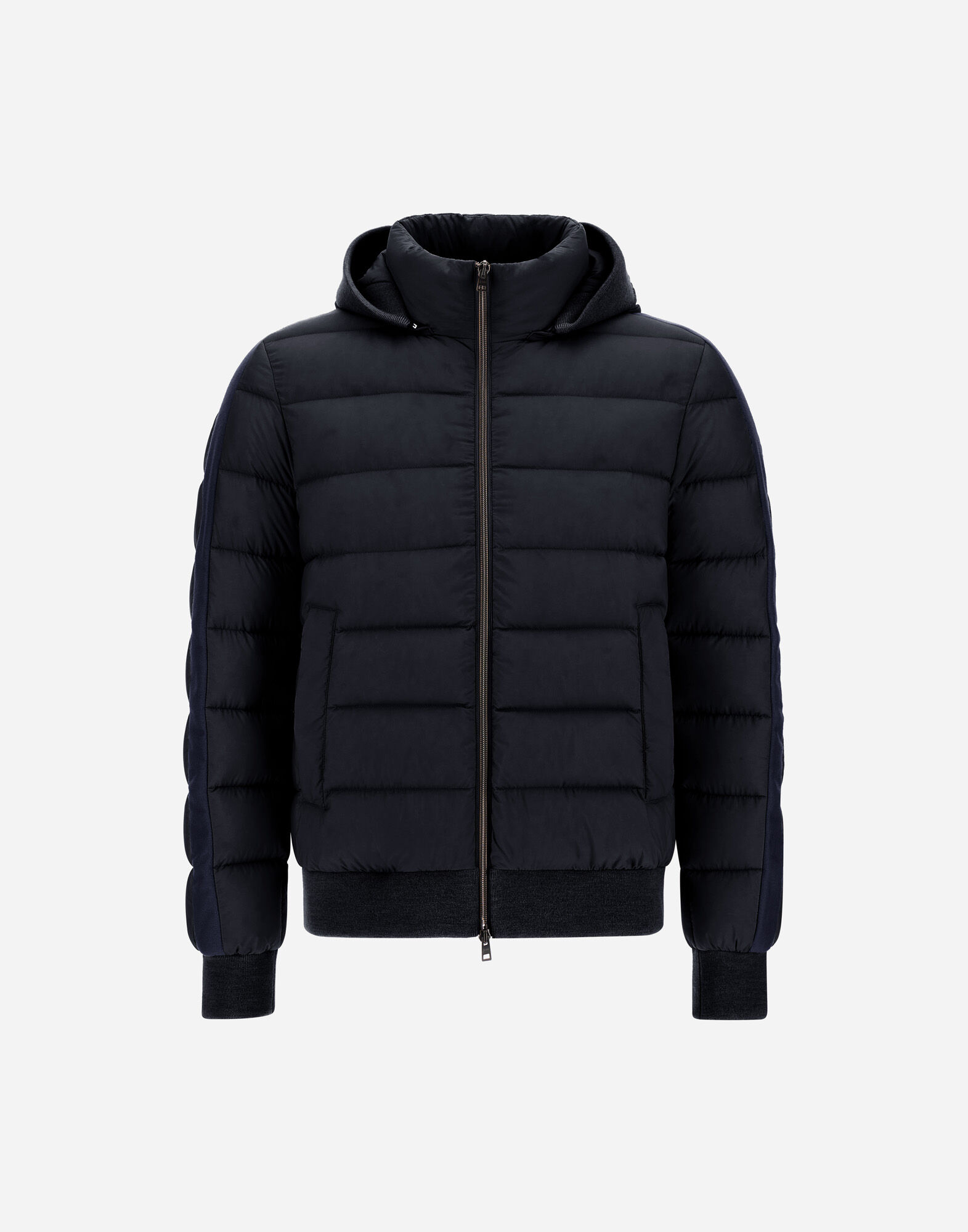 ECOAGE AND SILK CASHMERE BOMBER JACKET