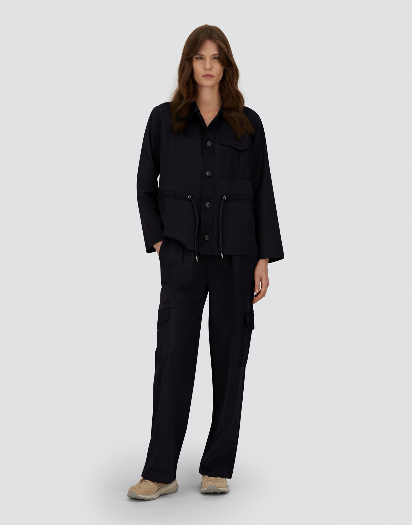 TROUSERS IN 100% COTTON INTERLOCK AND ARENDELLE