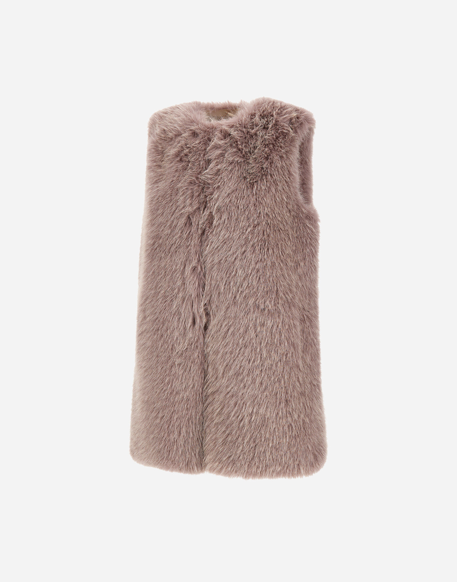 RESORT VEST IN FULLNESS FAUX FUR