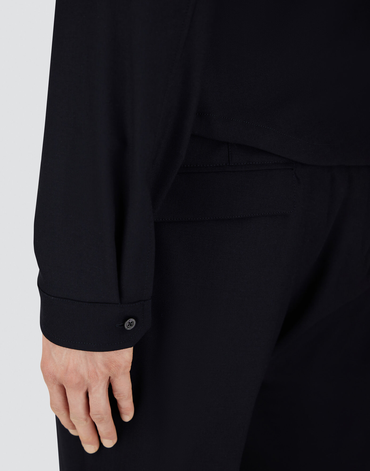 TROUSERS IN FLUID WOOL